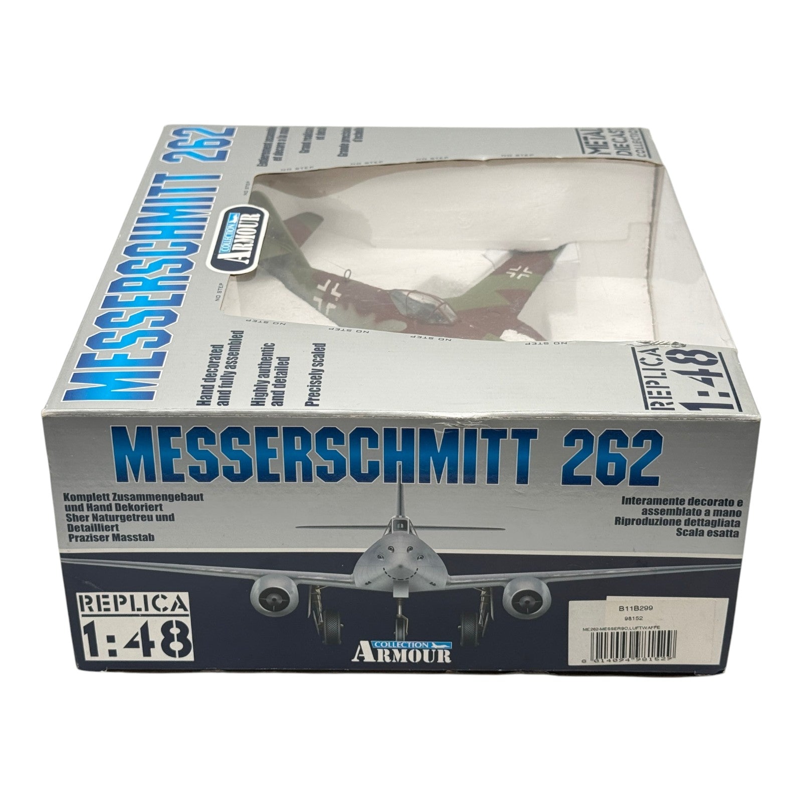 Franklin Mint Armour B11B299 1:48 Messerschmitt Me 262A Red 13 Heinz Bär