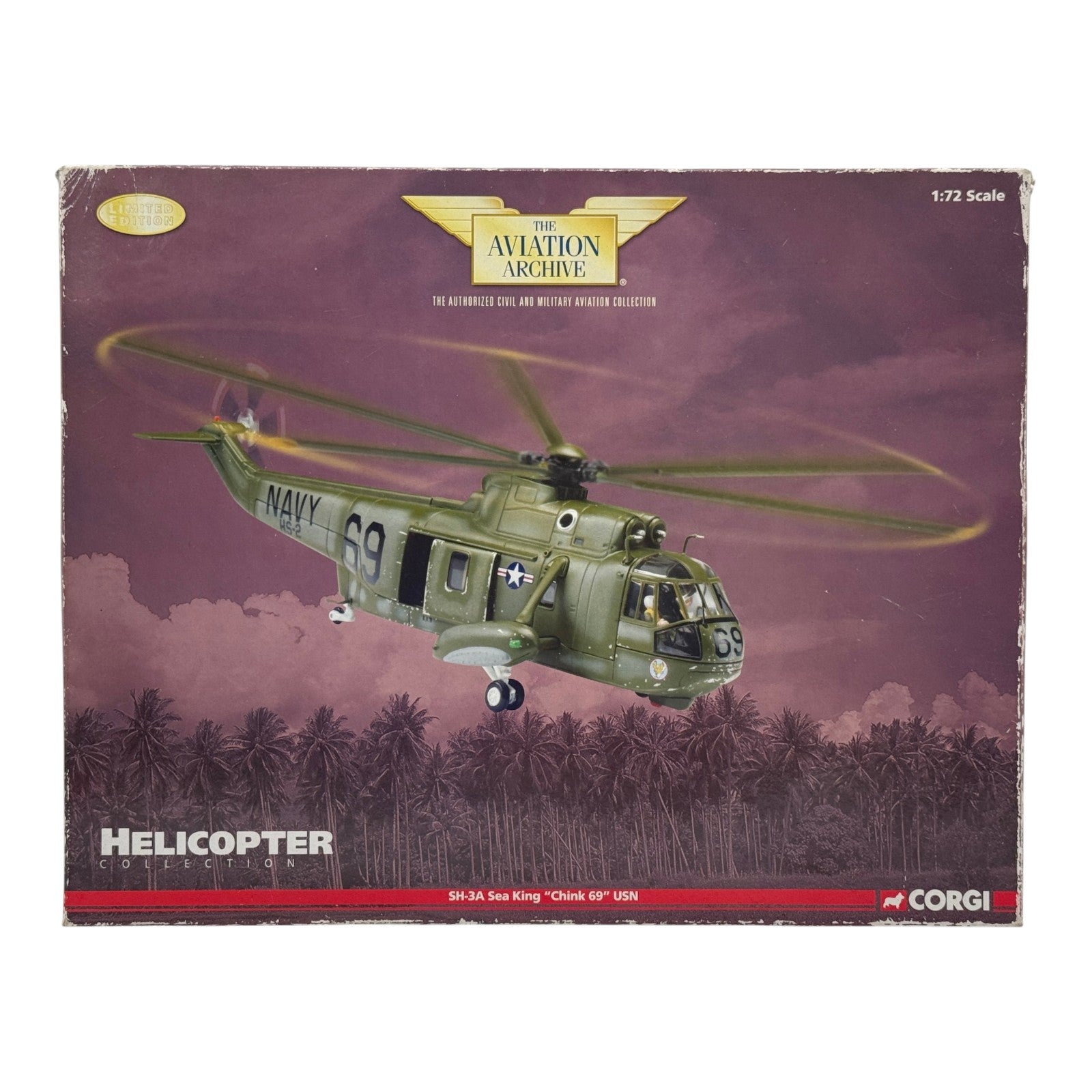 Corgi US33411 1:72 Sikorsky SH-3A Sea King USN HS-2 Chink 69 Vietnam