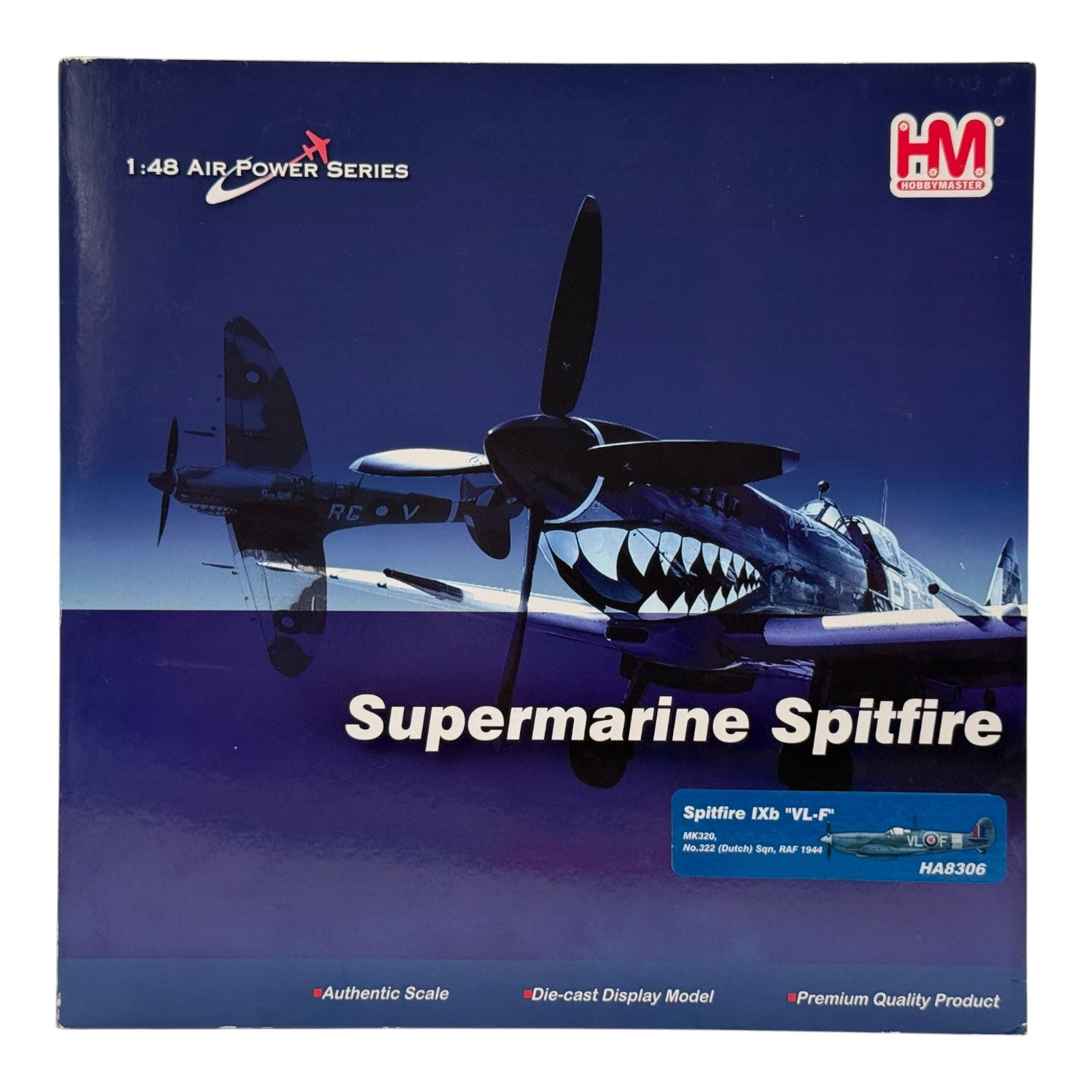 Hobby Master HA8306 1:48 Supermarine Spitfire Mk IX RAF No.322 Dutch Sqn 1944