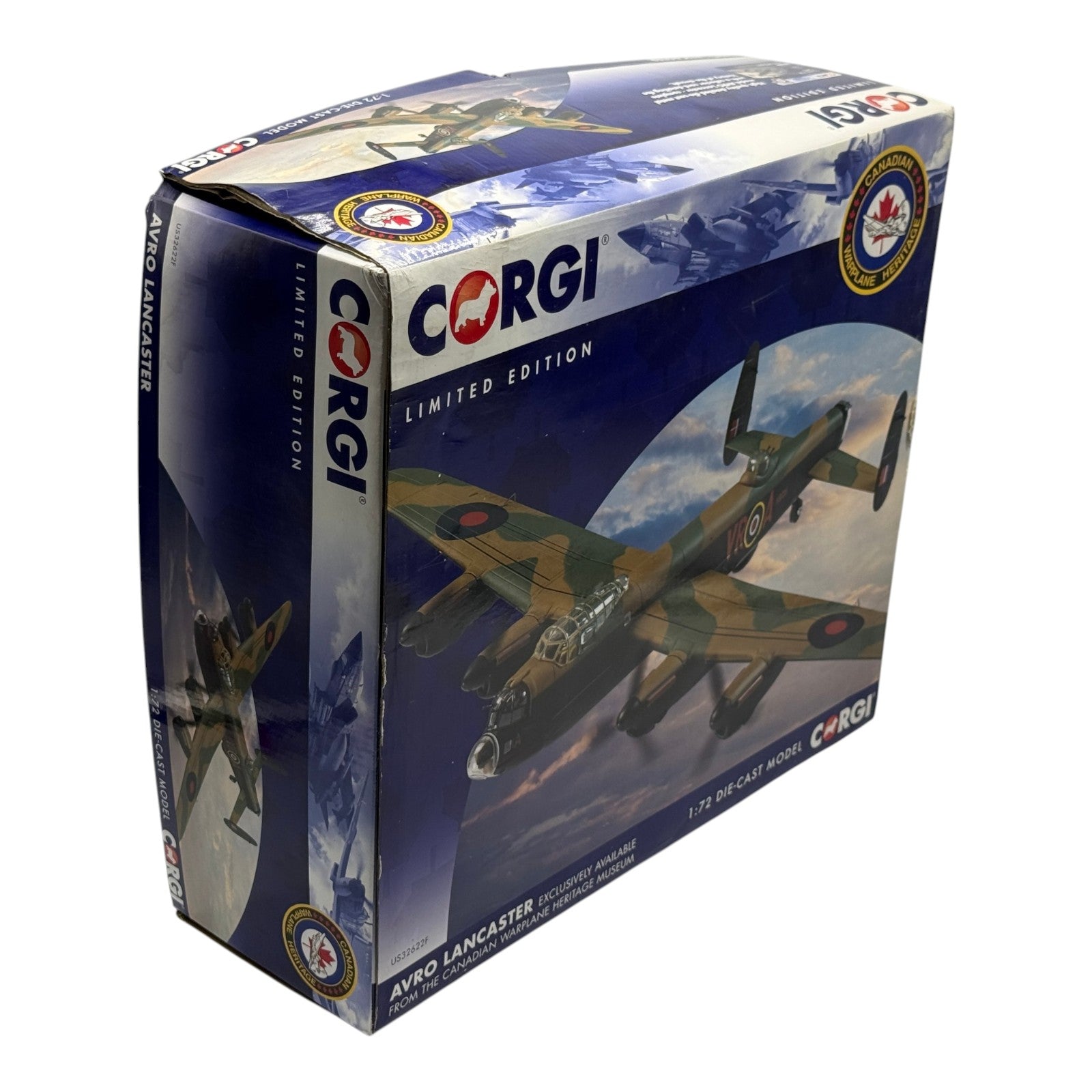 Corgi US32622F 1:72 Avro Lancaster RCAF No.419 Sqn Mynarski VC VR-A *ISSUES*