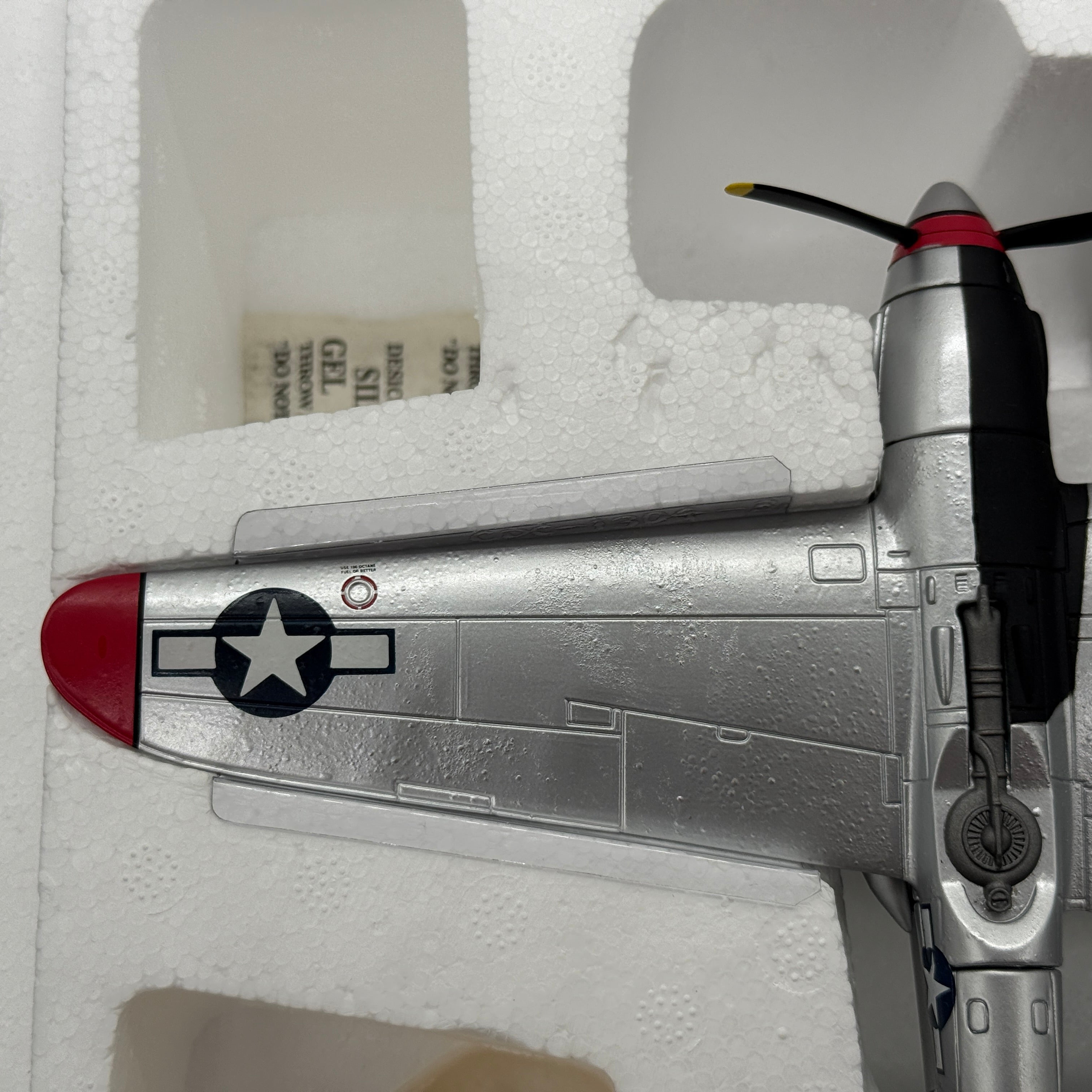 Franklin Mint ART 98113 1:48 Lockheed P-38 Lightning Pudgy V Thomas McGuire 431st FS *FLAWED*