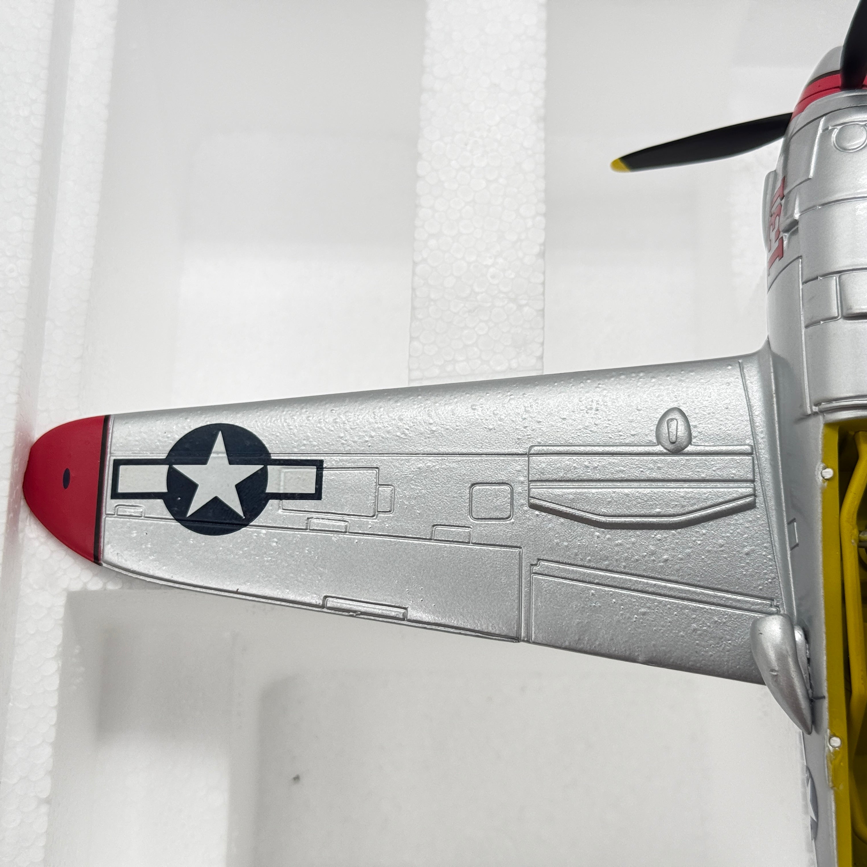Franklin Mint ART 98113 1:48 Lockheed P-38 Lightning Pudgy V Thomas McGuire 431st FS *FLAWED*