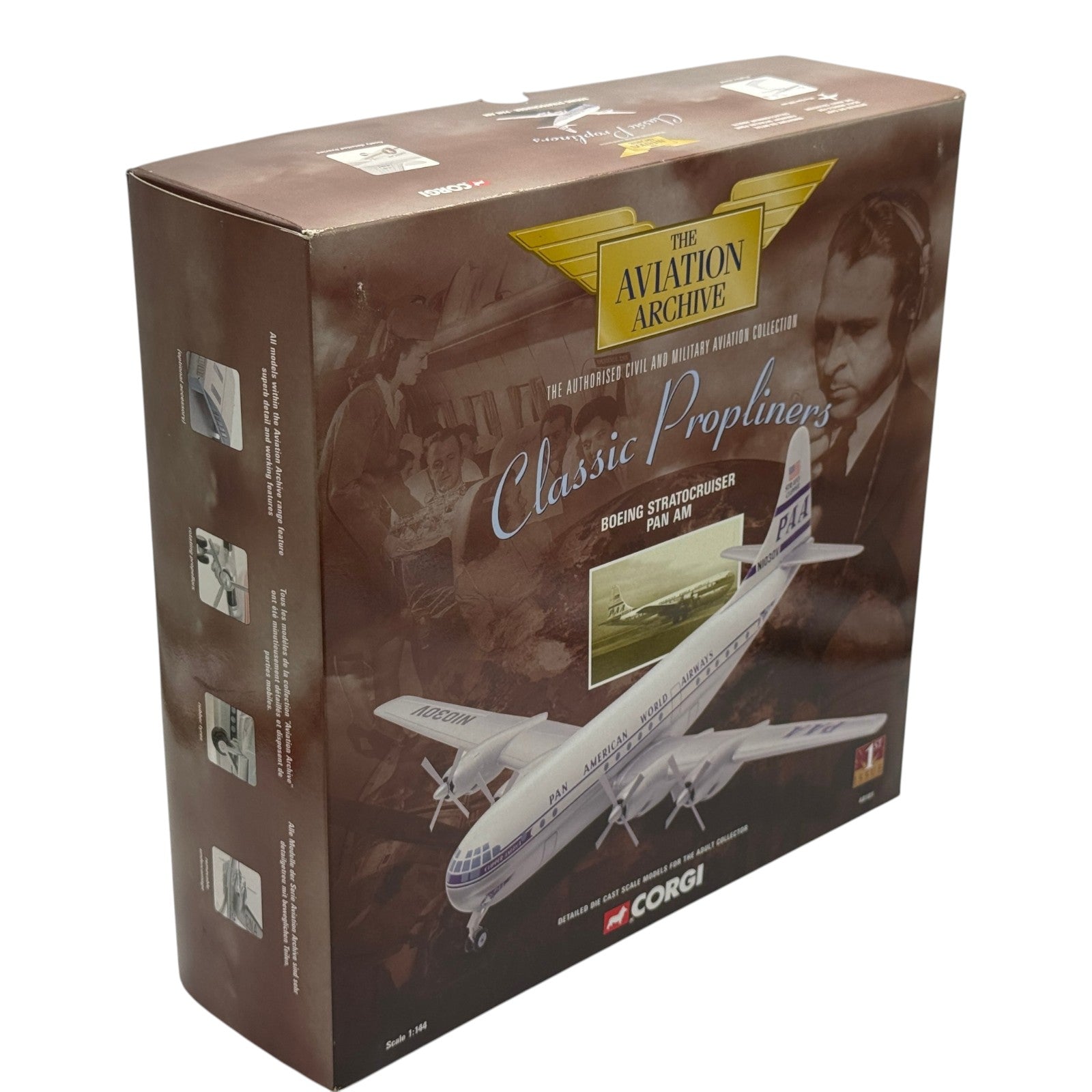 Corgi 48101 1:144 Boeing 377 Stratocruiser Pan Am N1030V Clipper America