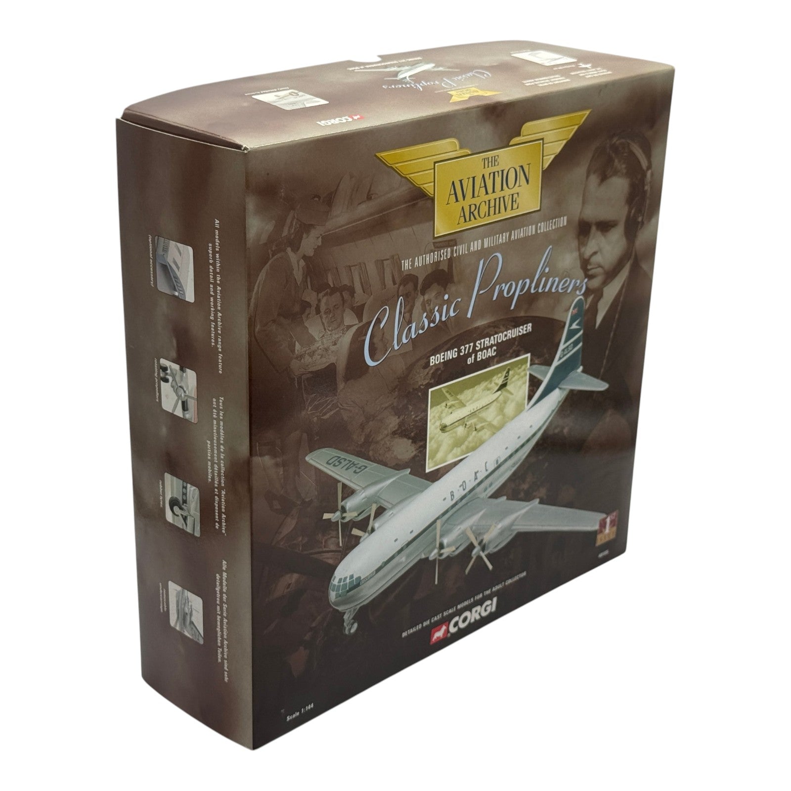 Corgi 48105 1:144 Boeing 377 Stratocruiser BOAC G-ALSD Cassiopeia