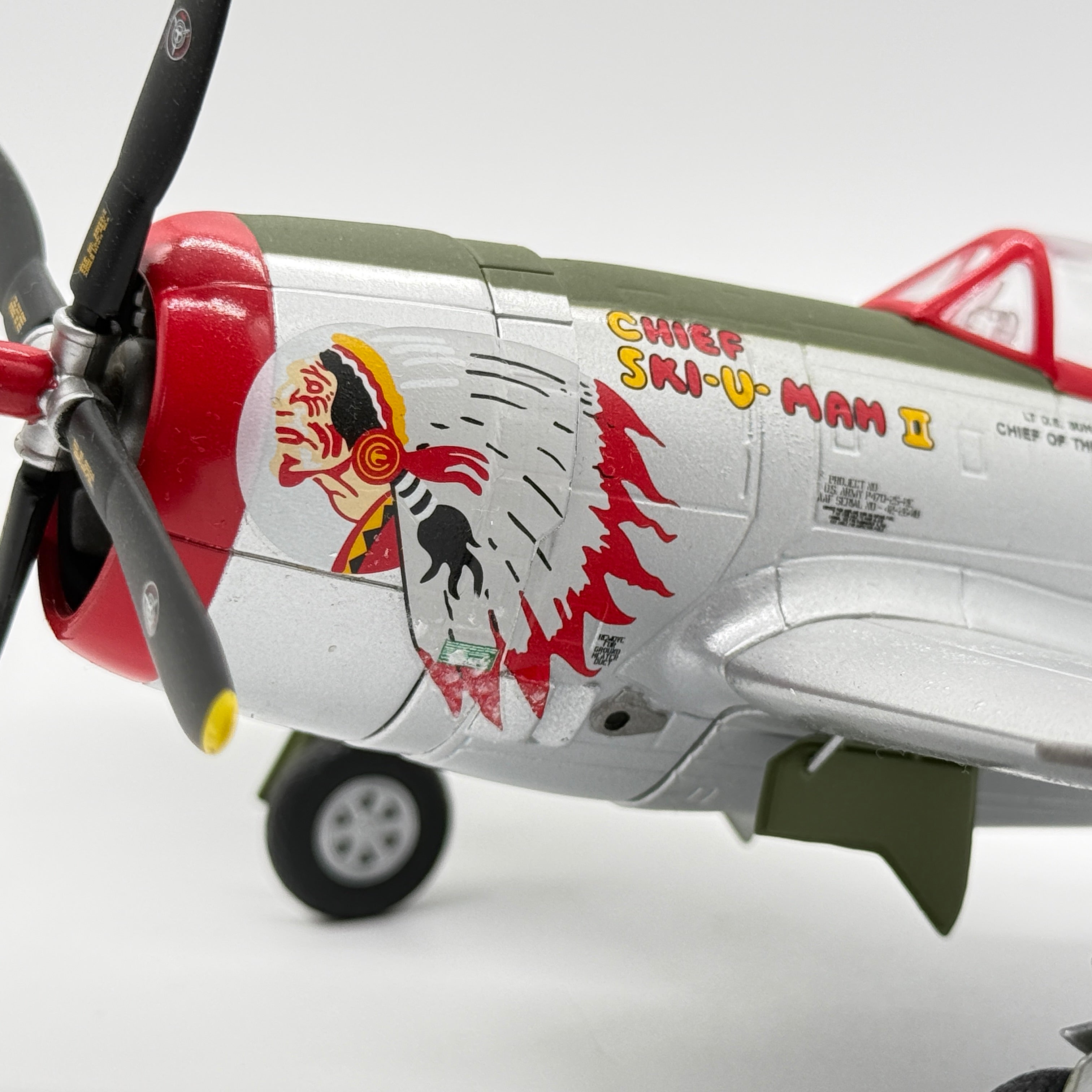 Franklin Mint 98144 1:48 Republic P-47D Thunderbolt Chief Ski-U-Mah II Lt Duane Buholz 509th FS 405th FG WWII