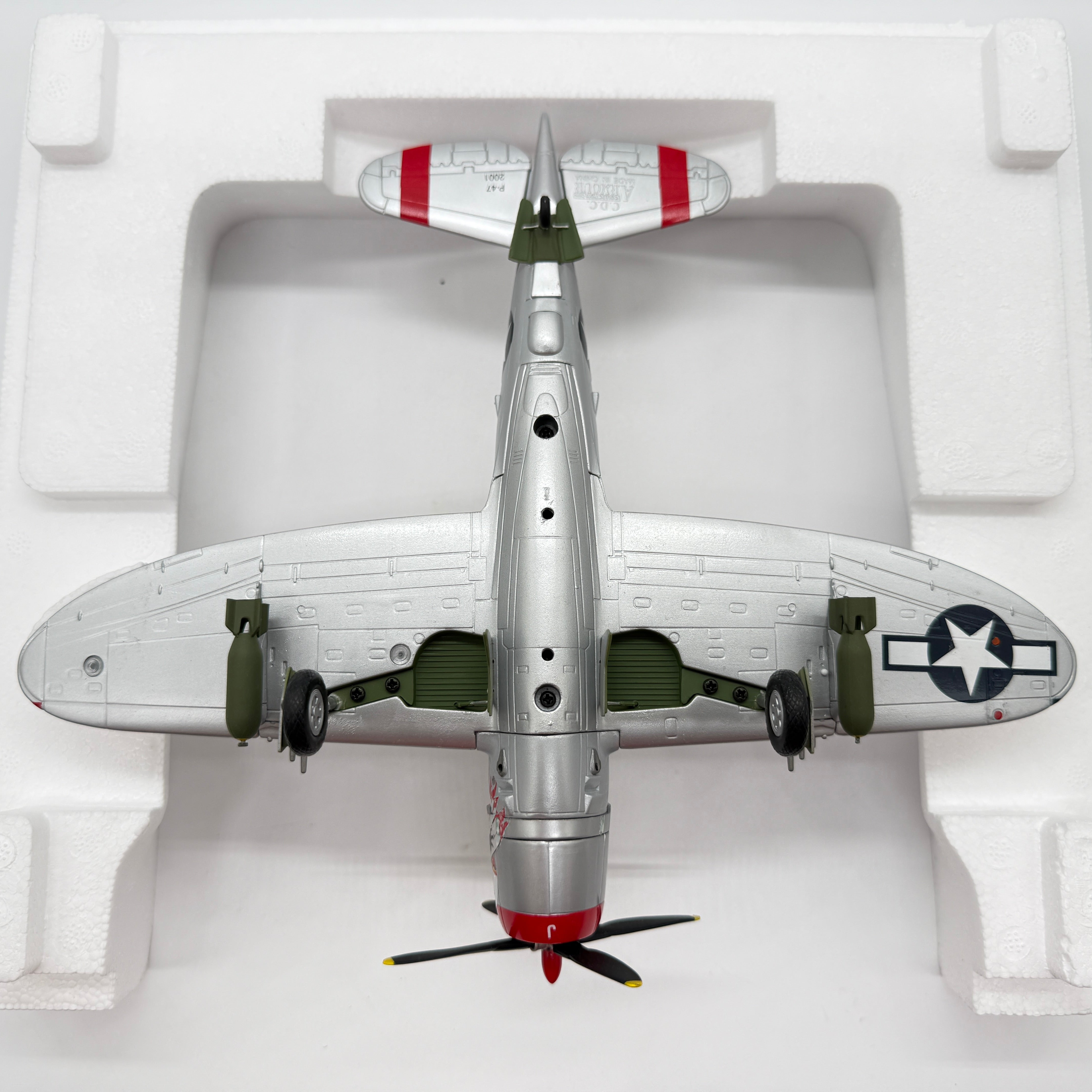 Franklin Mint 98144 1:48 Republic P-47D Thunderbolt Chief Ski-U-Mah II Lt Duane Buholz 509th FS 405th FG WWII