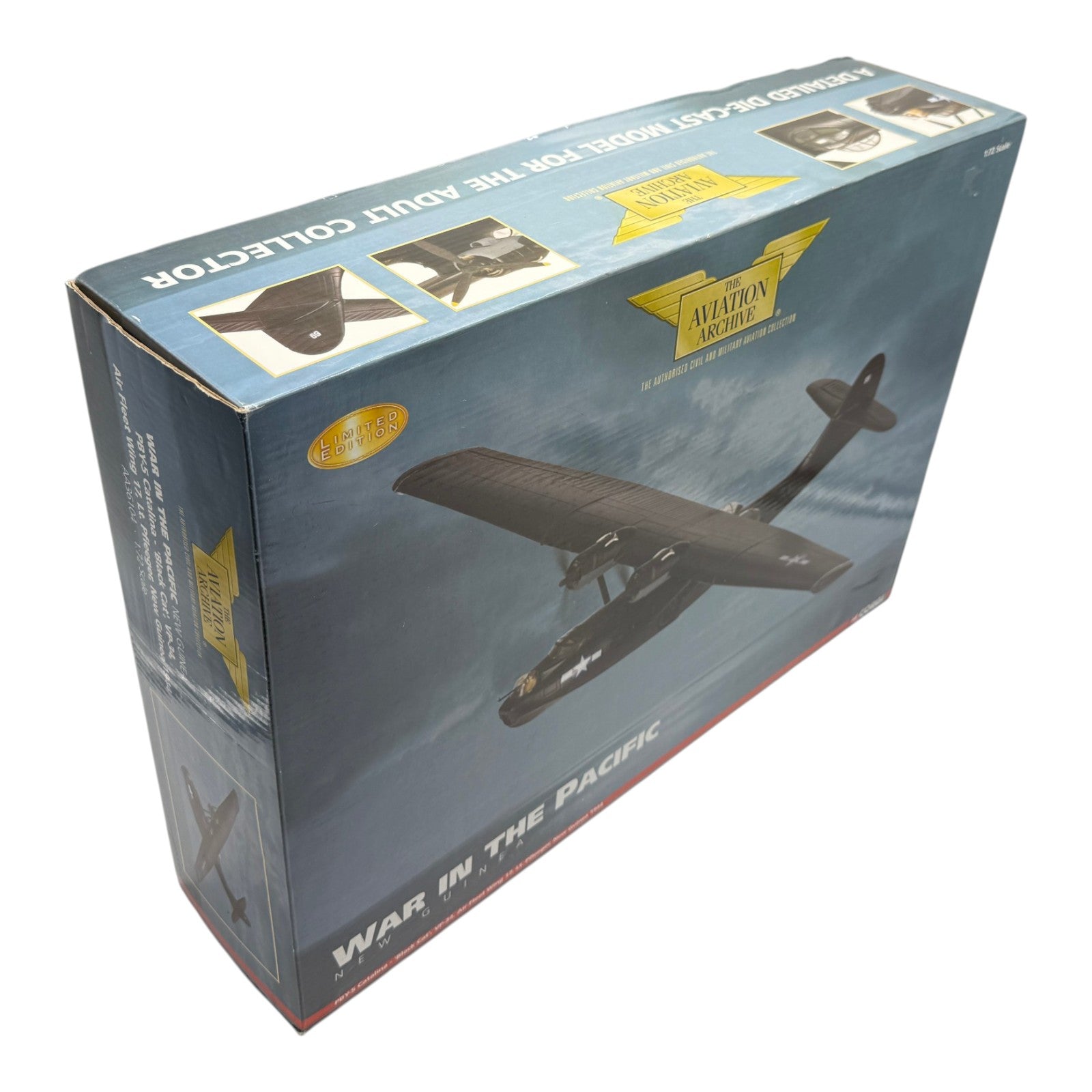 Corgi AA36104 1:72 Consolidated PBY-5A Catalina Black Cat White 69 William Pfleeger USN VP-34 New Guinea 1944