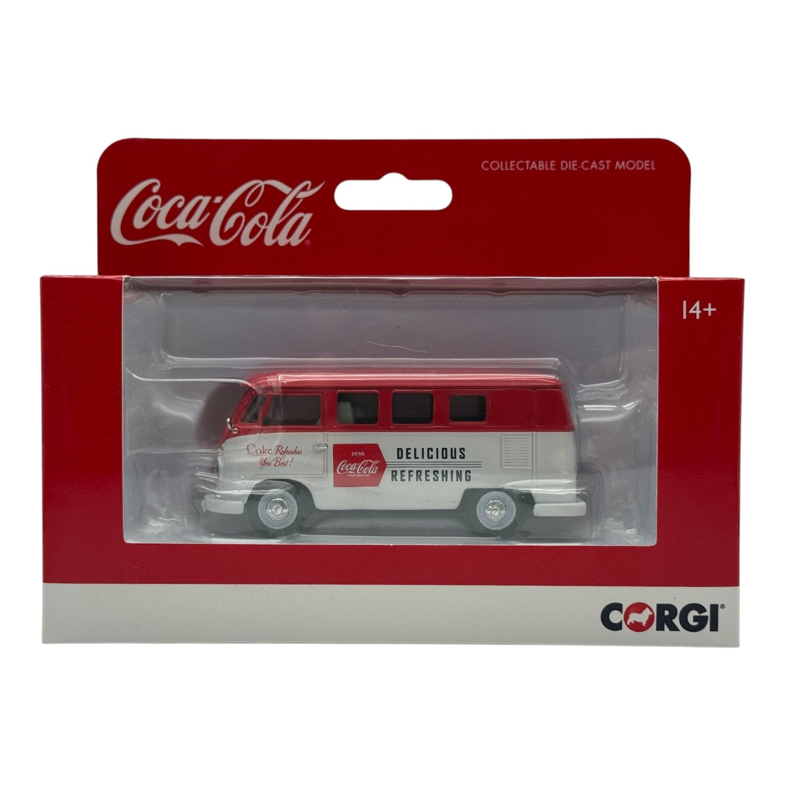 Corgi CC02733 1:43 Coca-Cola Late 1960s Volkswagen Campervan