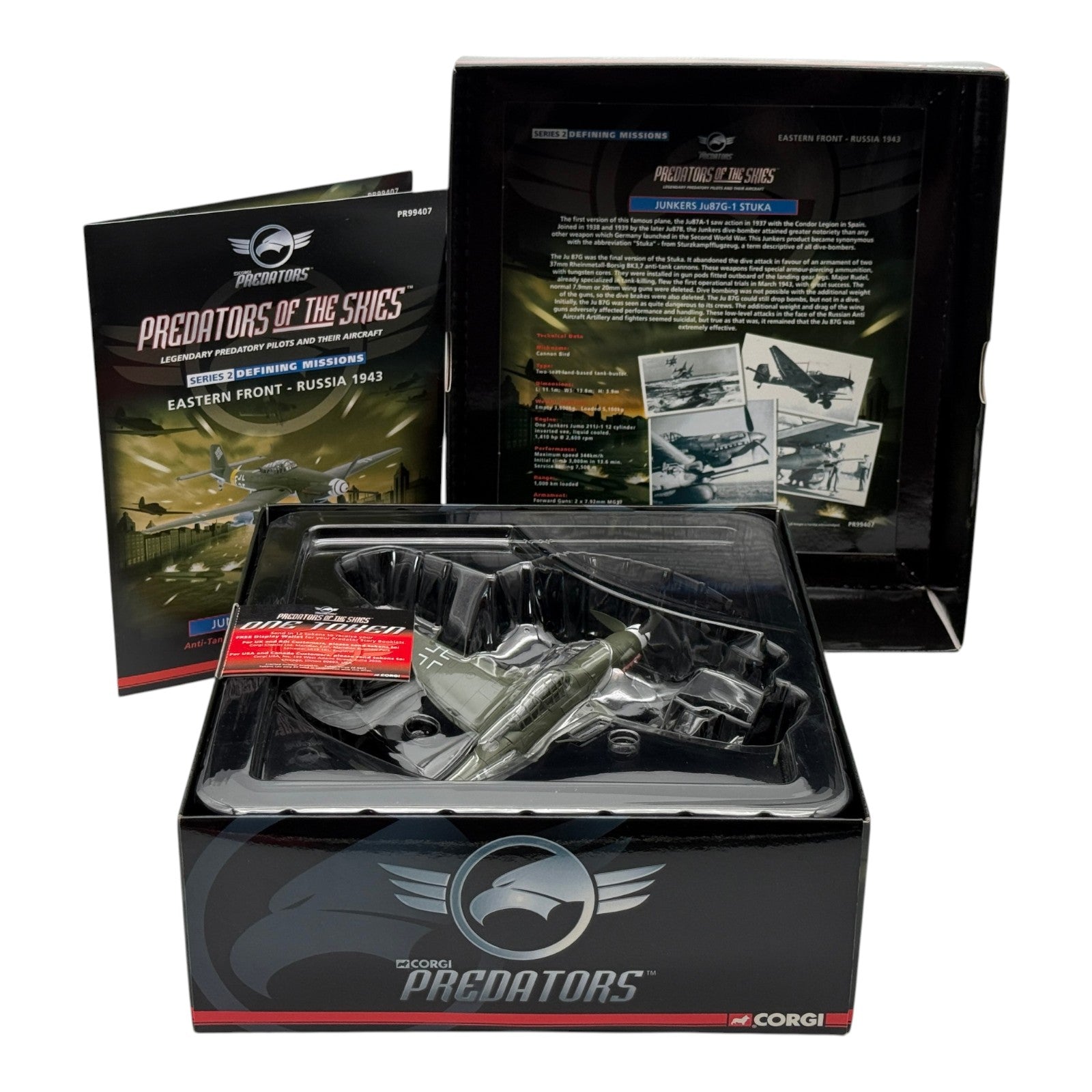 Corgi PR99407 1:72 Junkers Ju 87G-1 Stuka Luftwaffe Anti-Tank Section Briansk USSR April 1943