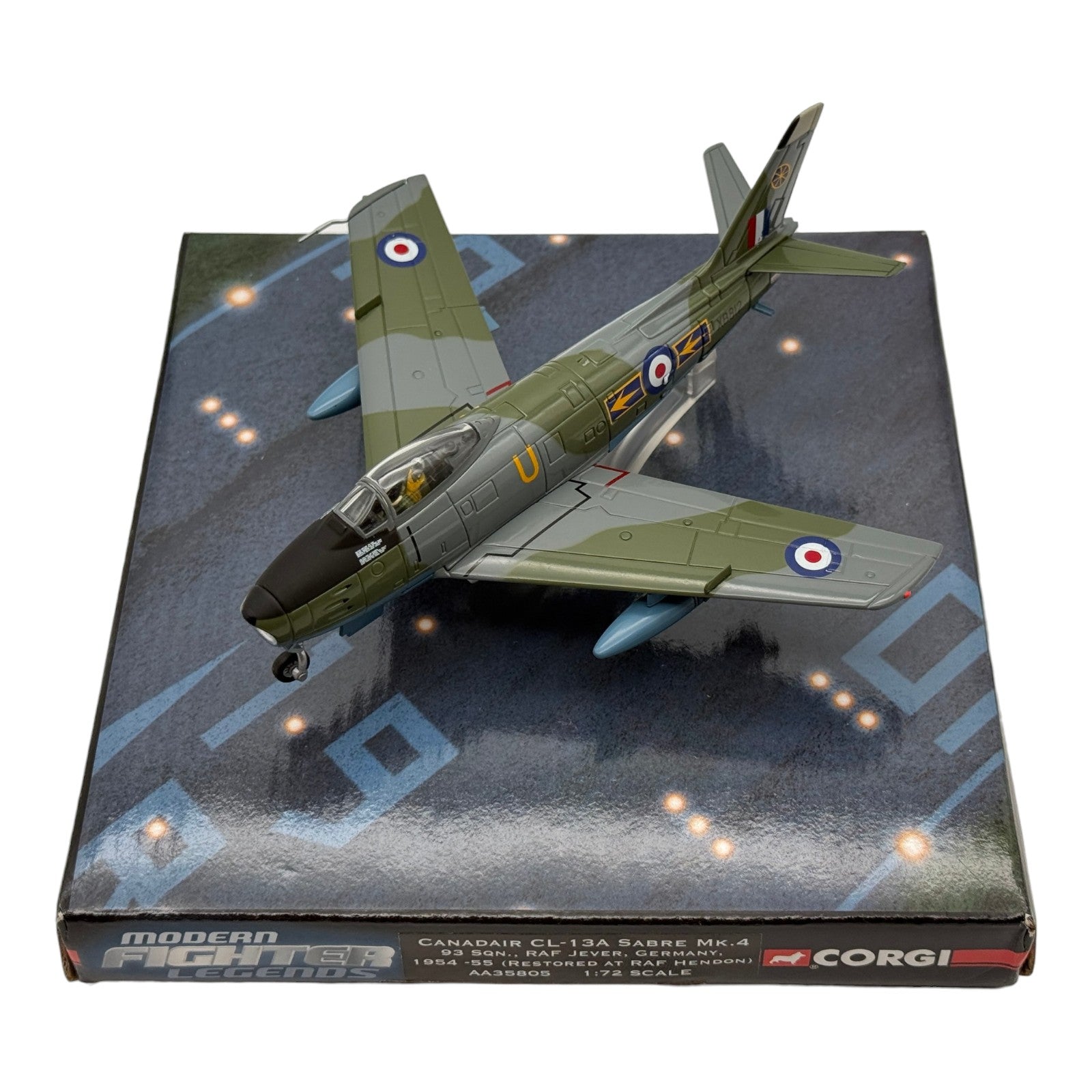 Corgi AA35805 1:72 Canadair Sabre Mk.4 XB812 RAF No.93 Sqn Jever 1954