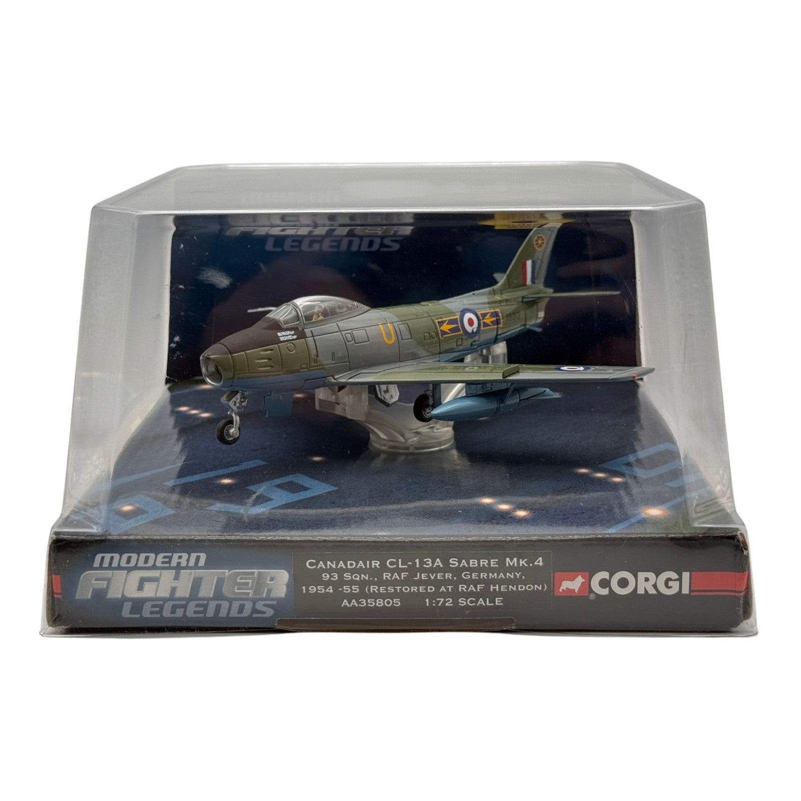 Corgi AA35805 1:72 Canadair Sabre Mk.4 XB812 RAF No.93 Sqn Jever 1954