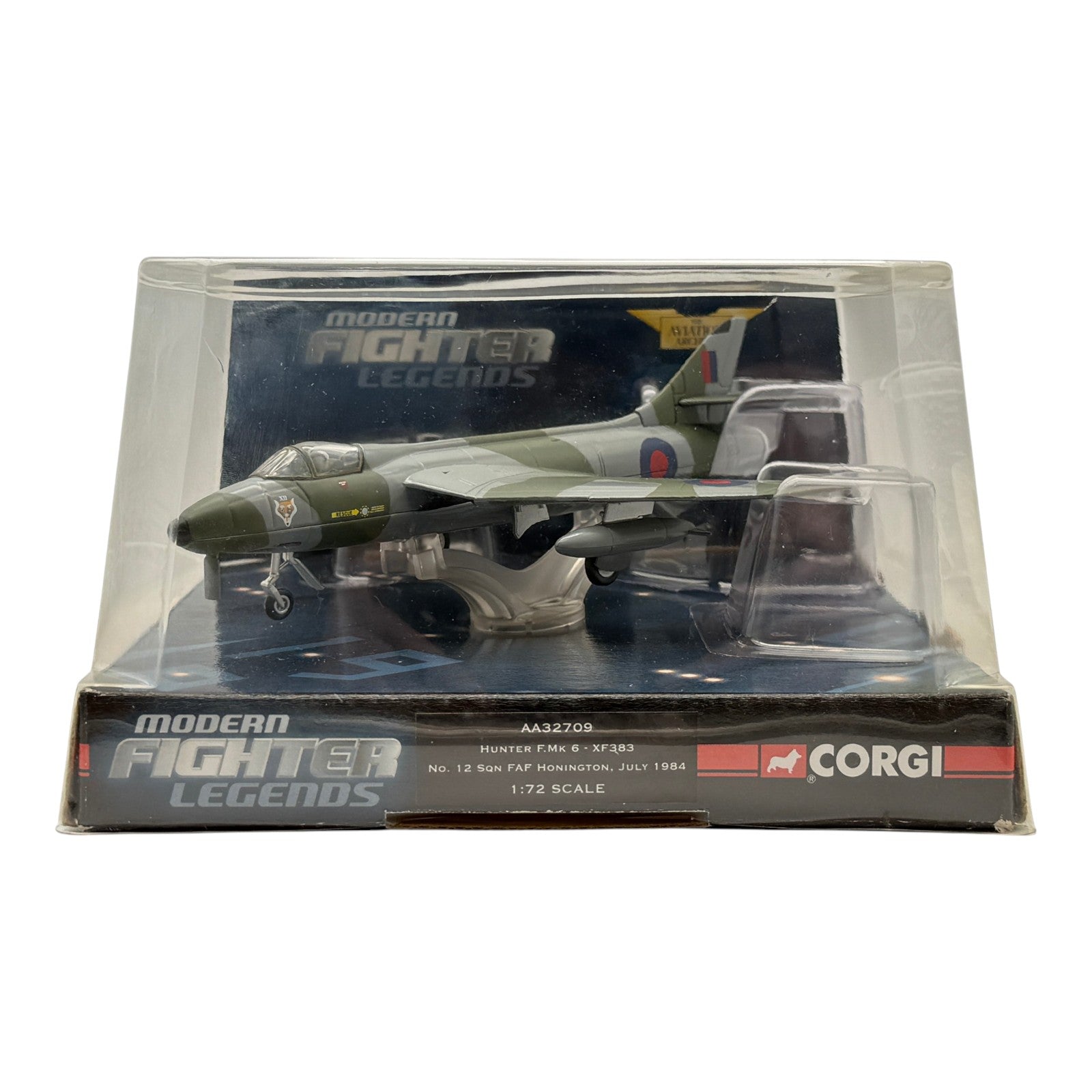Corgi AA32709 1:72 Hawker Hunter F.Mk 6 XF383 RAF No.12 Sqn Honington 1984