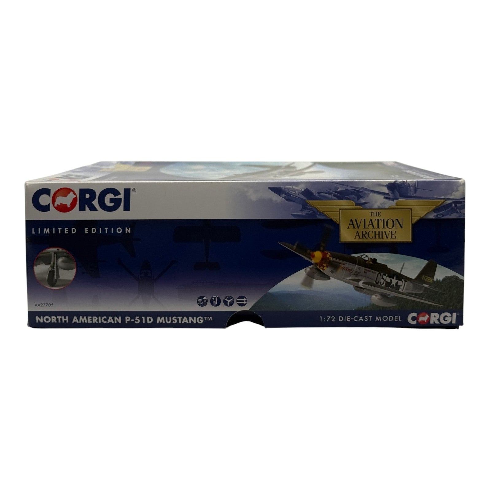 Corgi AA27705 1:72 P-51D Mustang Hurry Home Honey Richard Peterson Leiston 1944