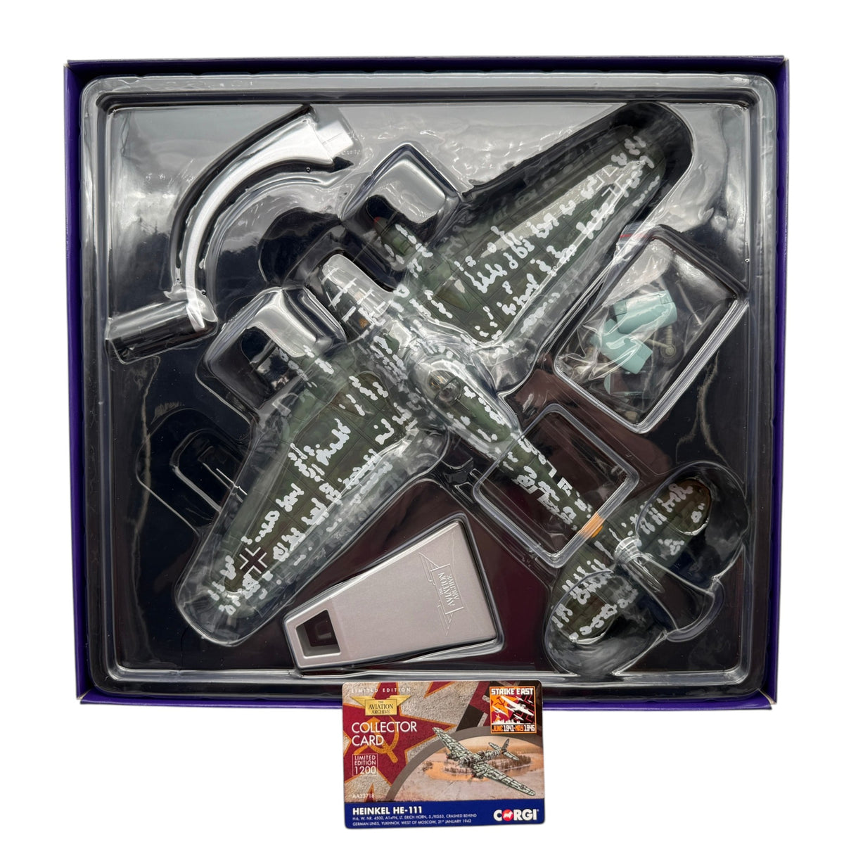 Corgi AA33718 1:72 Heinkel He 111H-6 A1+FN Lt Erich Horn 5./KG53 1942 *ISSUES*