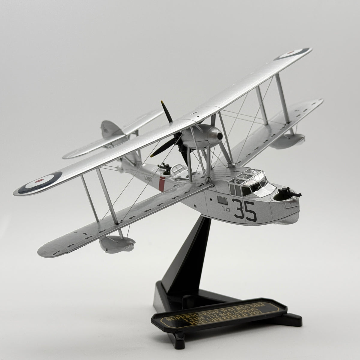 Oxford 72SW005 1:72 Supermarine Walrus L2185 712 Sqn HMS Sheffield 1937