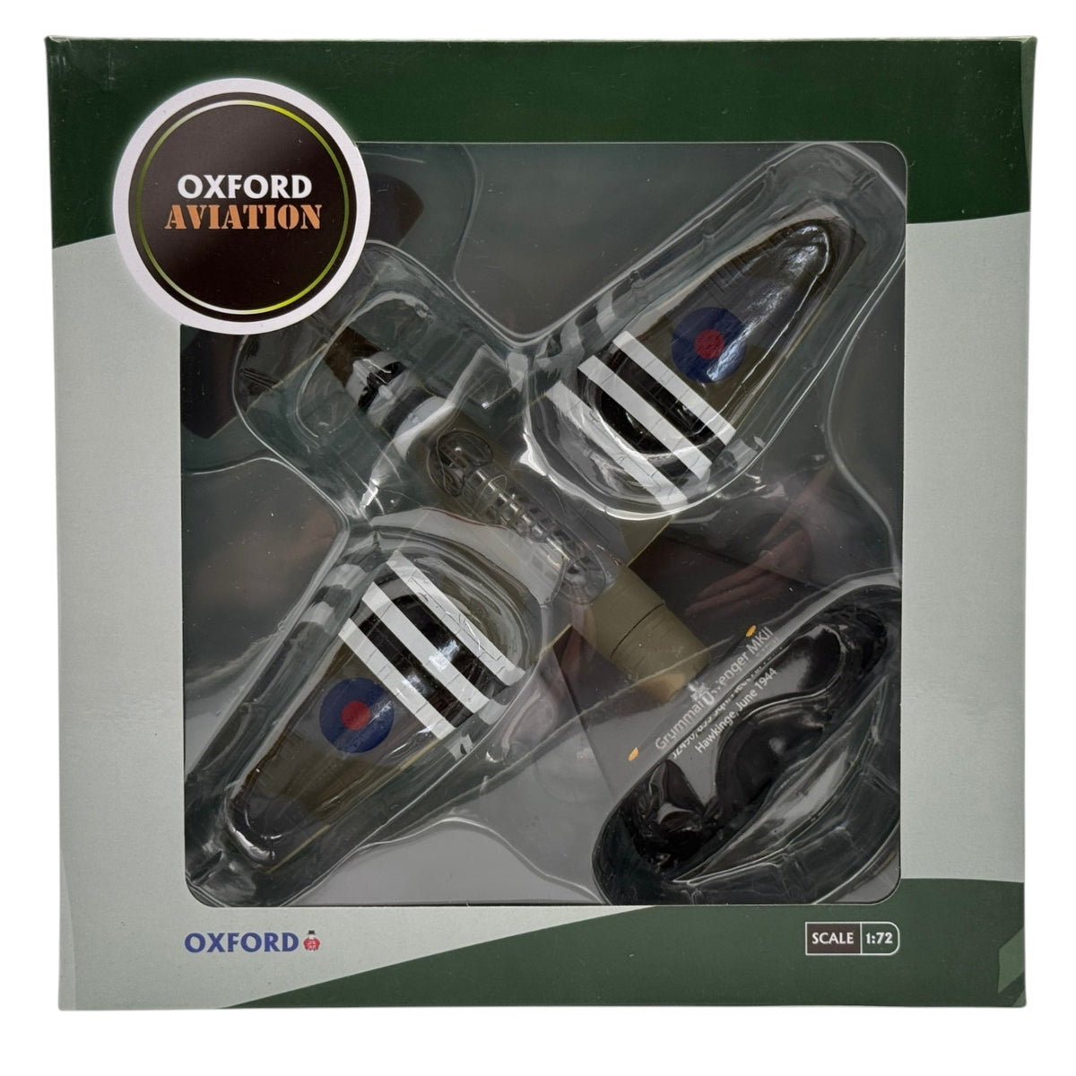 Oxford Diecast AC099 1:72 Grumman Avenger Mk II J2490 855 NAS Hawkinge 1944