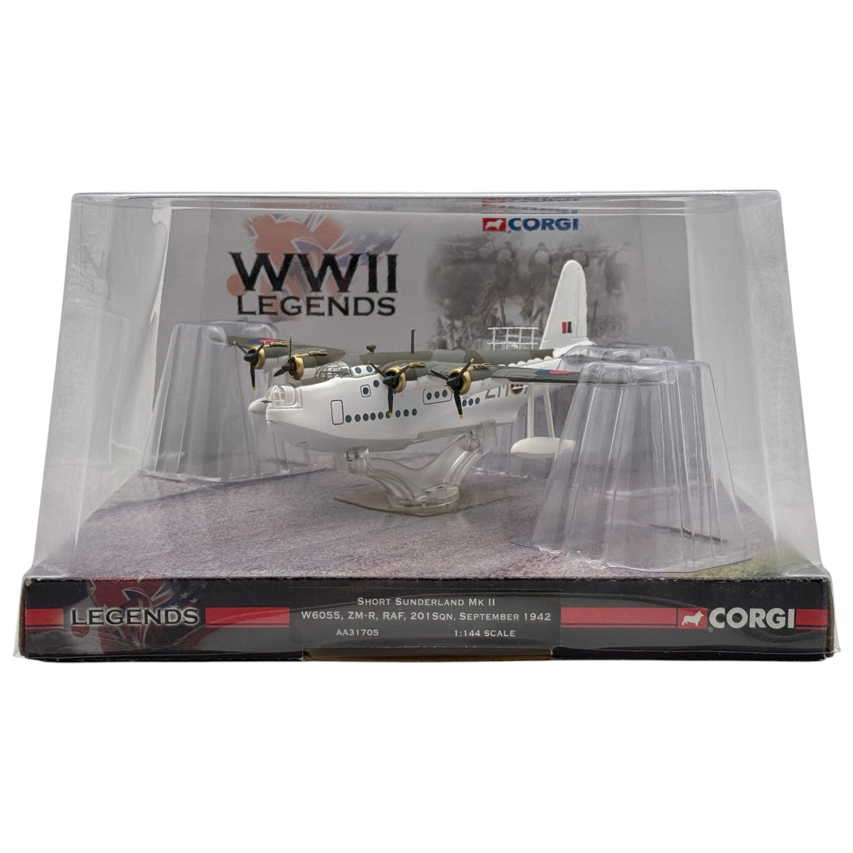 Corgi AA31705 1:144 Short Sunderland Mk II W6055 ZM-R 201 Sqn 1942 *ISSUES*