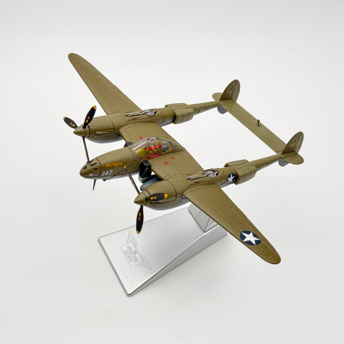 Corgi AA36615 1:72 P-38G Lightning Miss Virginia Operation Vengeance 1943 USAAF