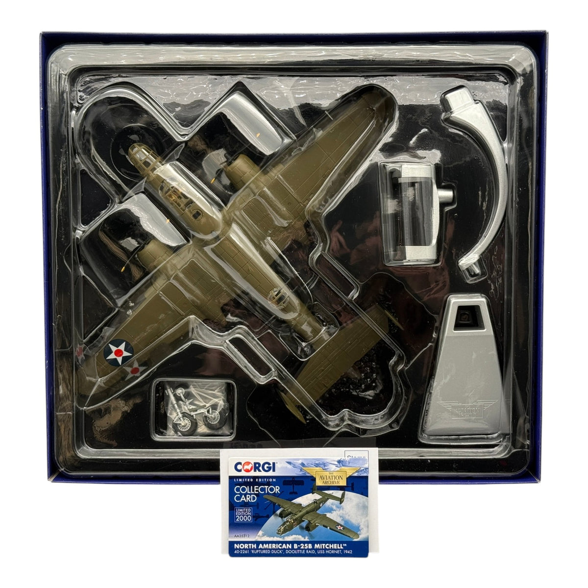Corgi AA35312 1:72 B-25B Mitchell Ruptured Duck Doolittle Raid USS Hornet 1942
