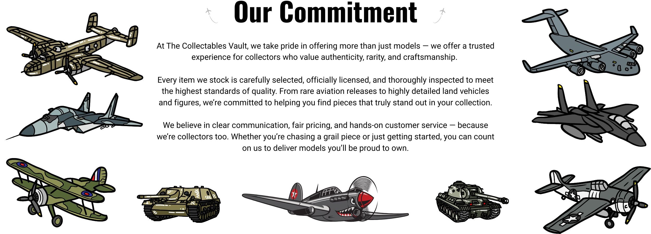 Our Commitment To You Section - Desktop