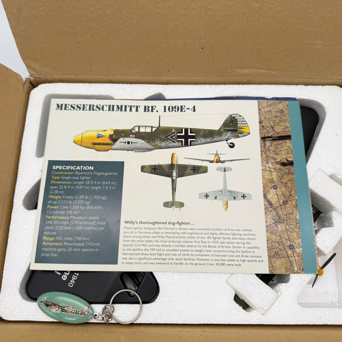 Atlas Editions 3909301 1:72 Battle of Britain 1940 Spitfire Mk I & Bf 109E - 4 Set - Atlas Editions