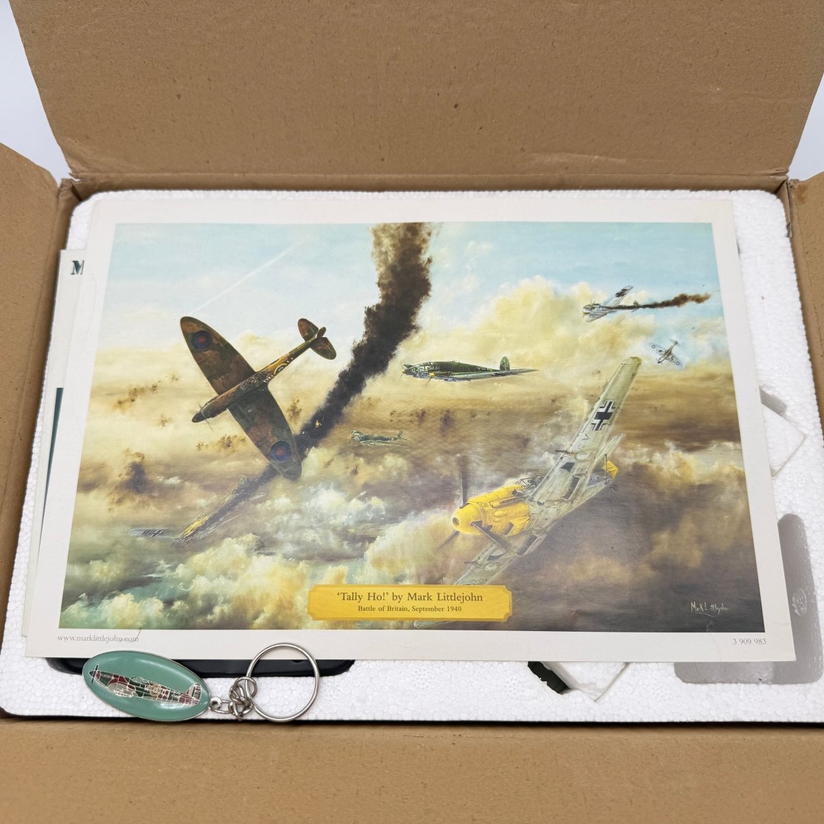 Atlas Editions 3909301 1:72 Battle of Britain 1940 Spitfire Mk I & Bf 109E - 4 Set - Atlas Editions