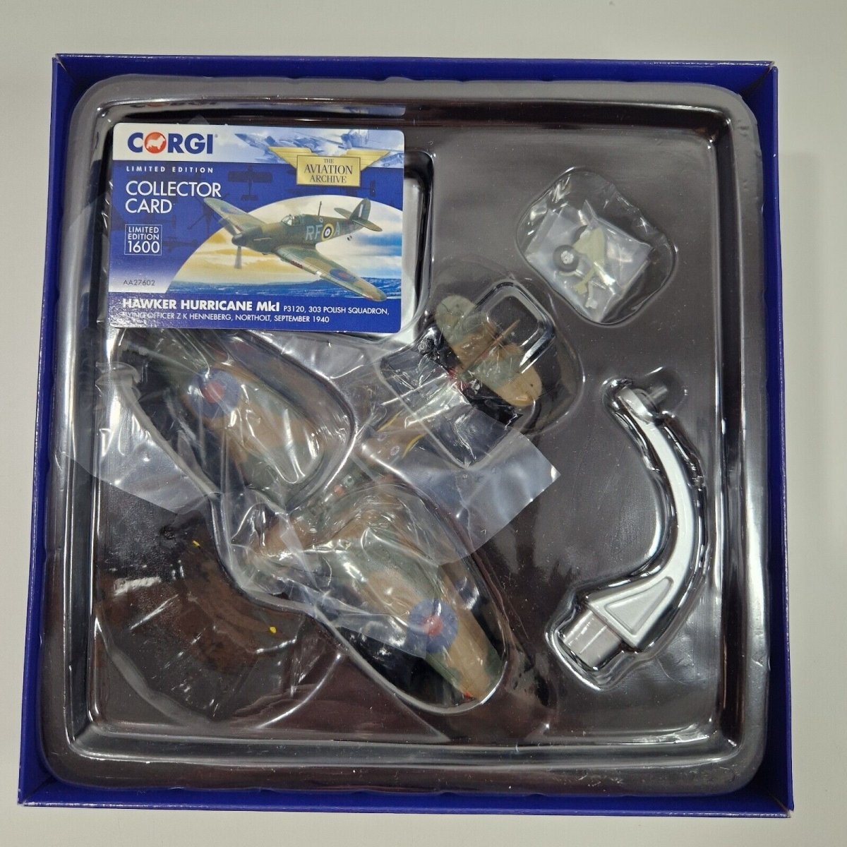 Corgi Aviation Archive 1:72 Hawker Hurricane 303 Polish Squadron September 1940 AA27602 - Corgi