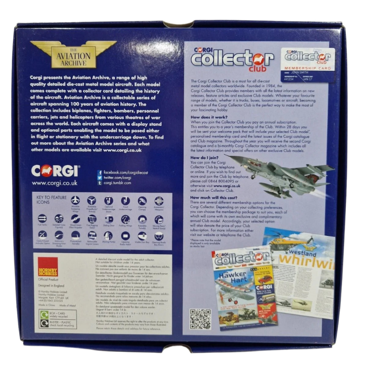 Corgi Aviation Archive 1:72 Hawker Hurricane 303 Polish Squadron September 1940 AA27602 - Corgi