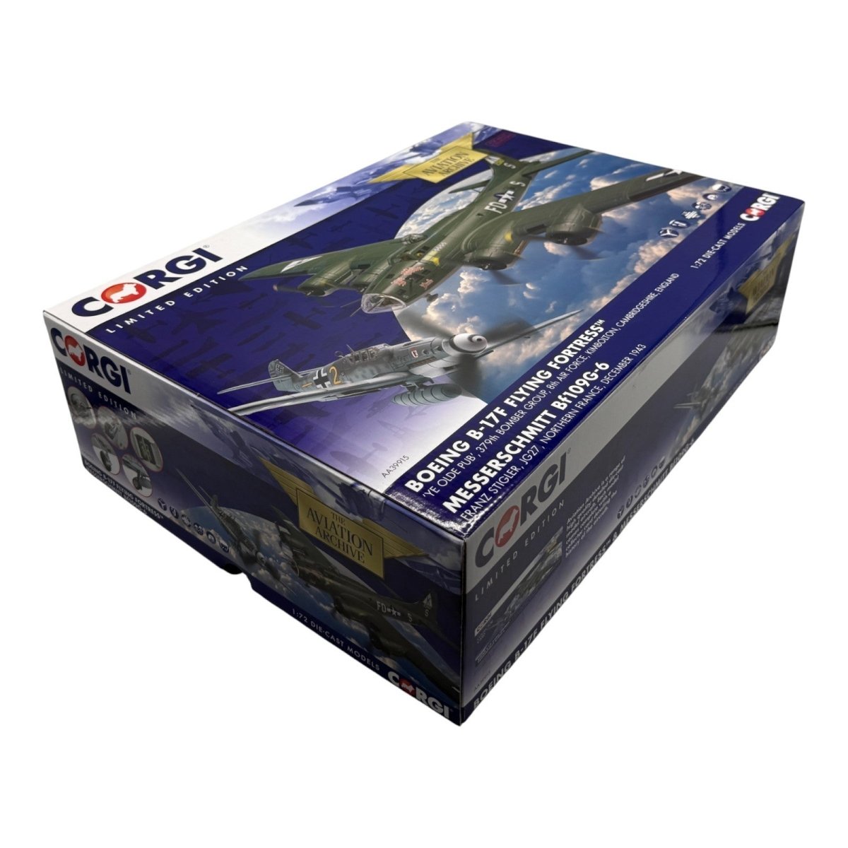 Corgi 1:72 AA39915 B - 17 Flying Fortress "Ye Olde Pub" & BF109G - 6 Franz Stigler - Corgi