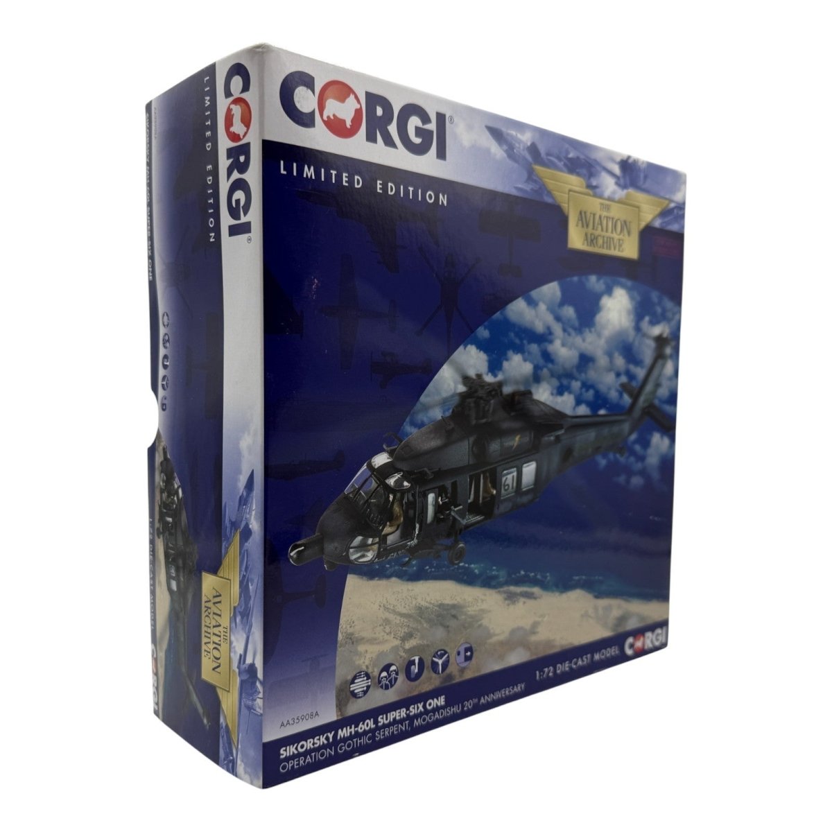 Corgi 1:72 Sikorsky MH - 60L Super - Six One, Operation Gothic Serpent AA35908A - Corgi