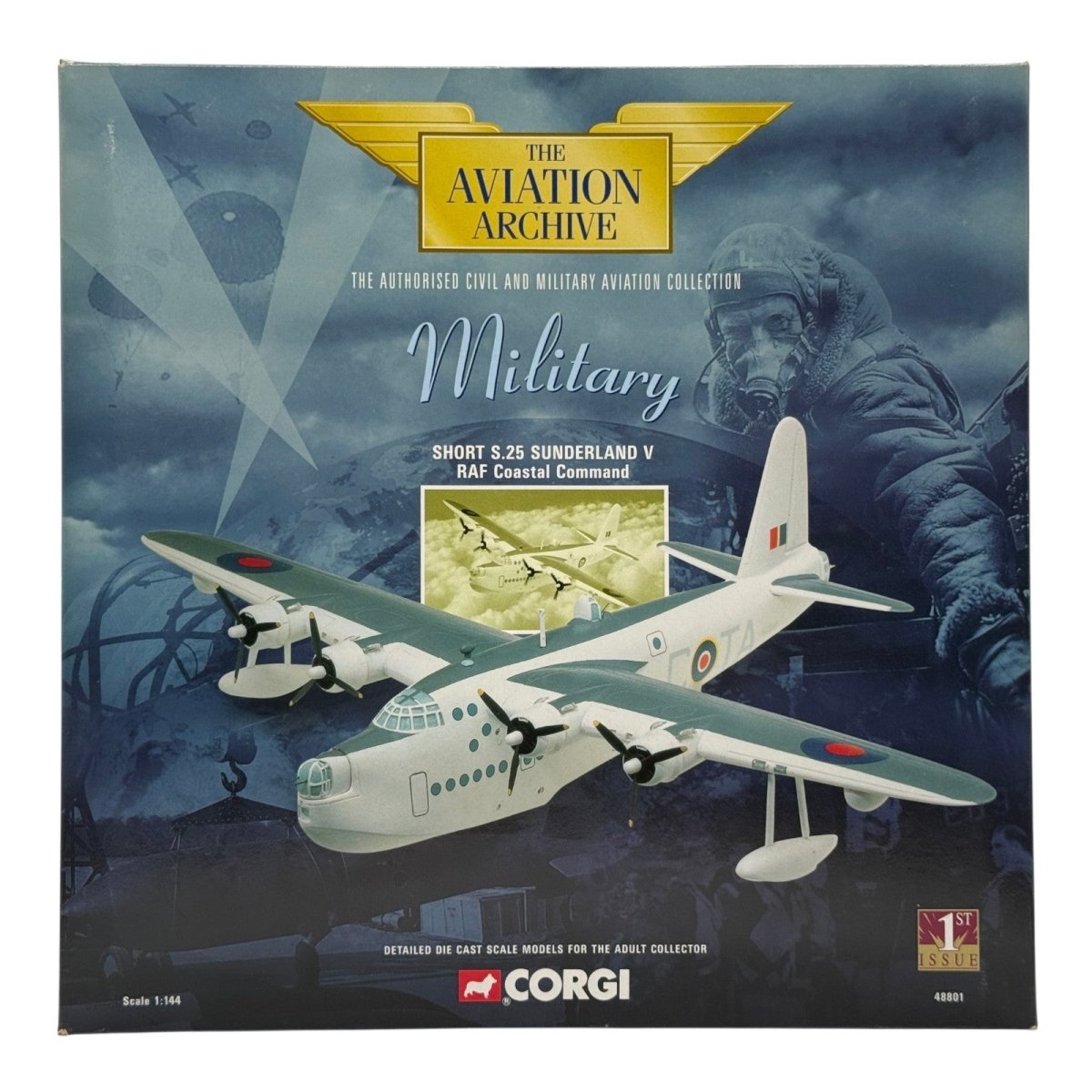 Corgi 48801 1:144 Short S.25 Sunderland V RAF Coastal Command First Issue - Corgi
