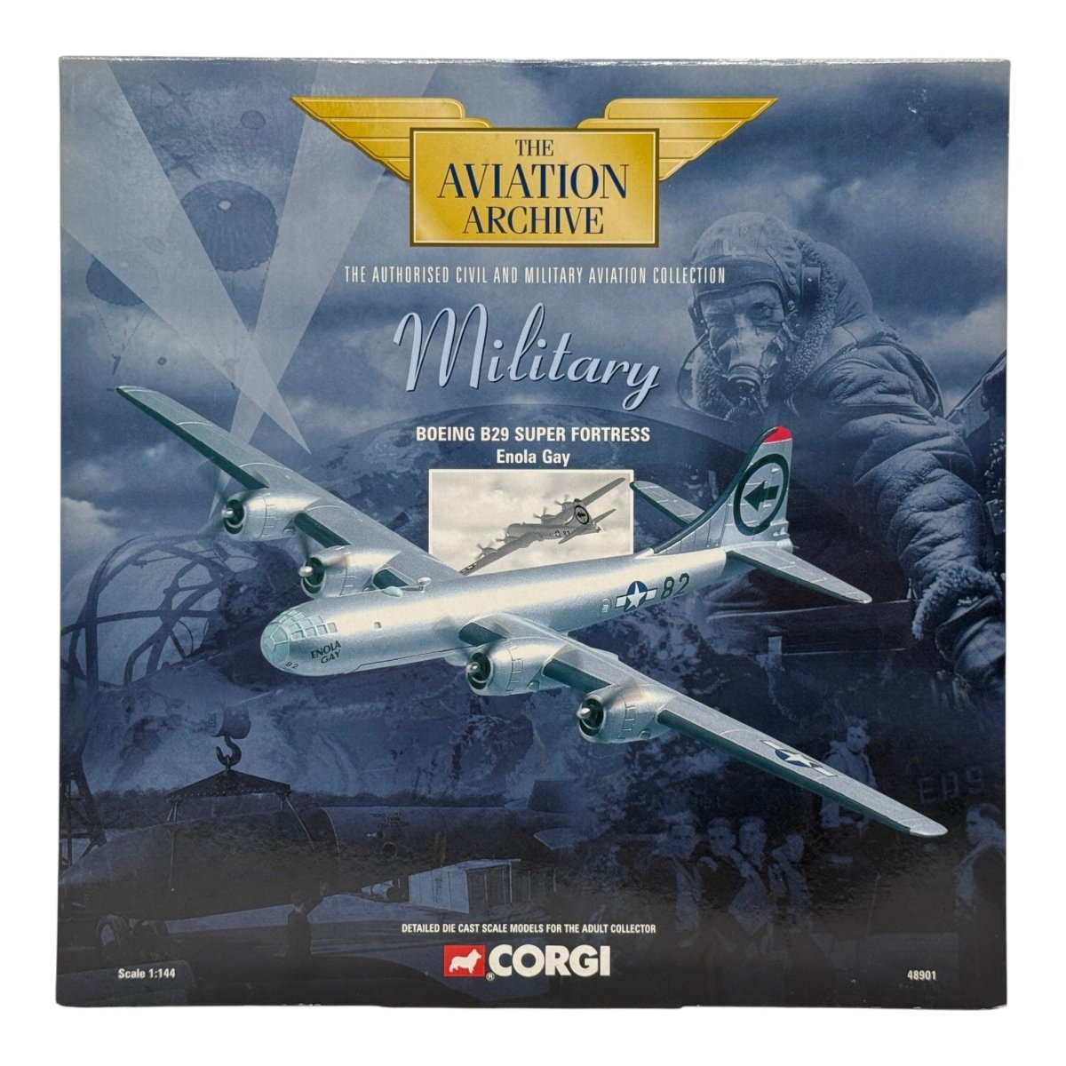 Corgi 48901 1:144 Boeing B-29 Superfortress Enola Gay 44-86292 Paul Tibbets Tinian 1945 - Corgi