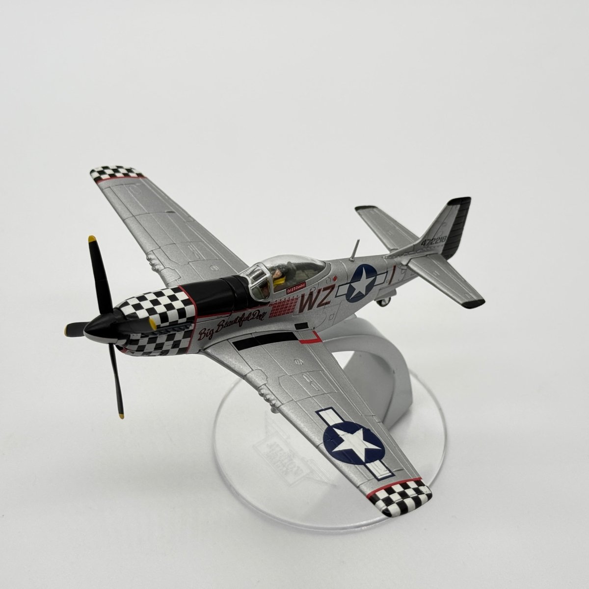 Corgi 49301 1:72 North American P-51D Mustang USAAF 84th FS WZ-I Big Beautiful Doll John Landers RAF Duxford 1945 - Corgi