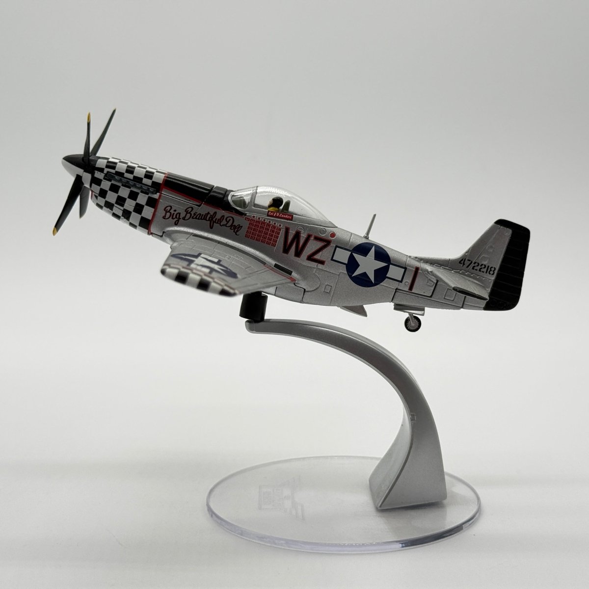 Corgi 49301 1:72 North American P-51D Mustang USAAF 84th FS WZ-I Big Beautiful Doll John Landers RAF Duxford 1945 - Corgi