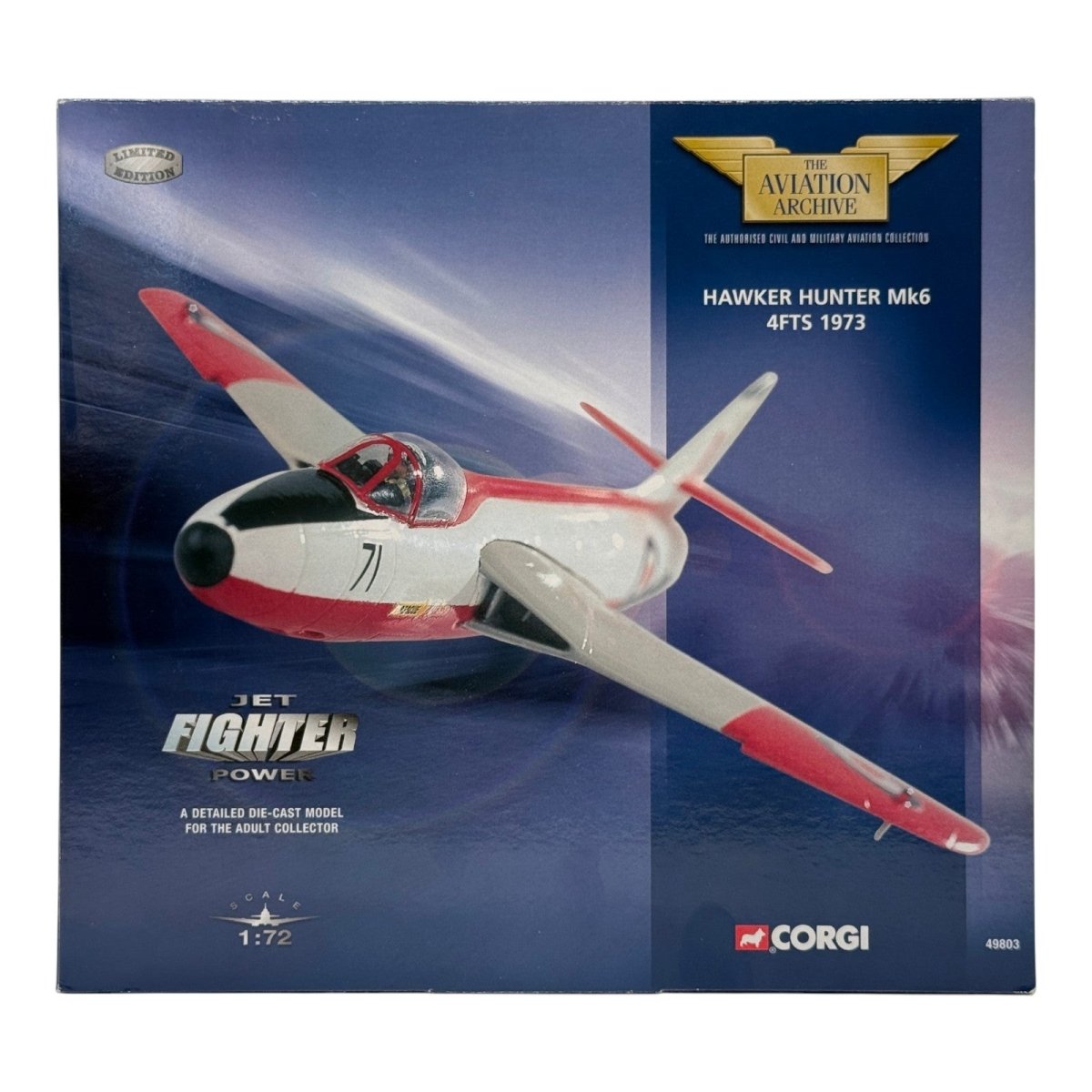 Corgi 49803 1:72 Hawker Hunter F.Mk 6 XG274 No.4 FTS RAF Valley *Issues* - Corgi