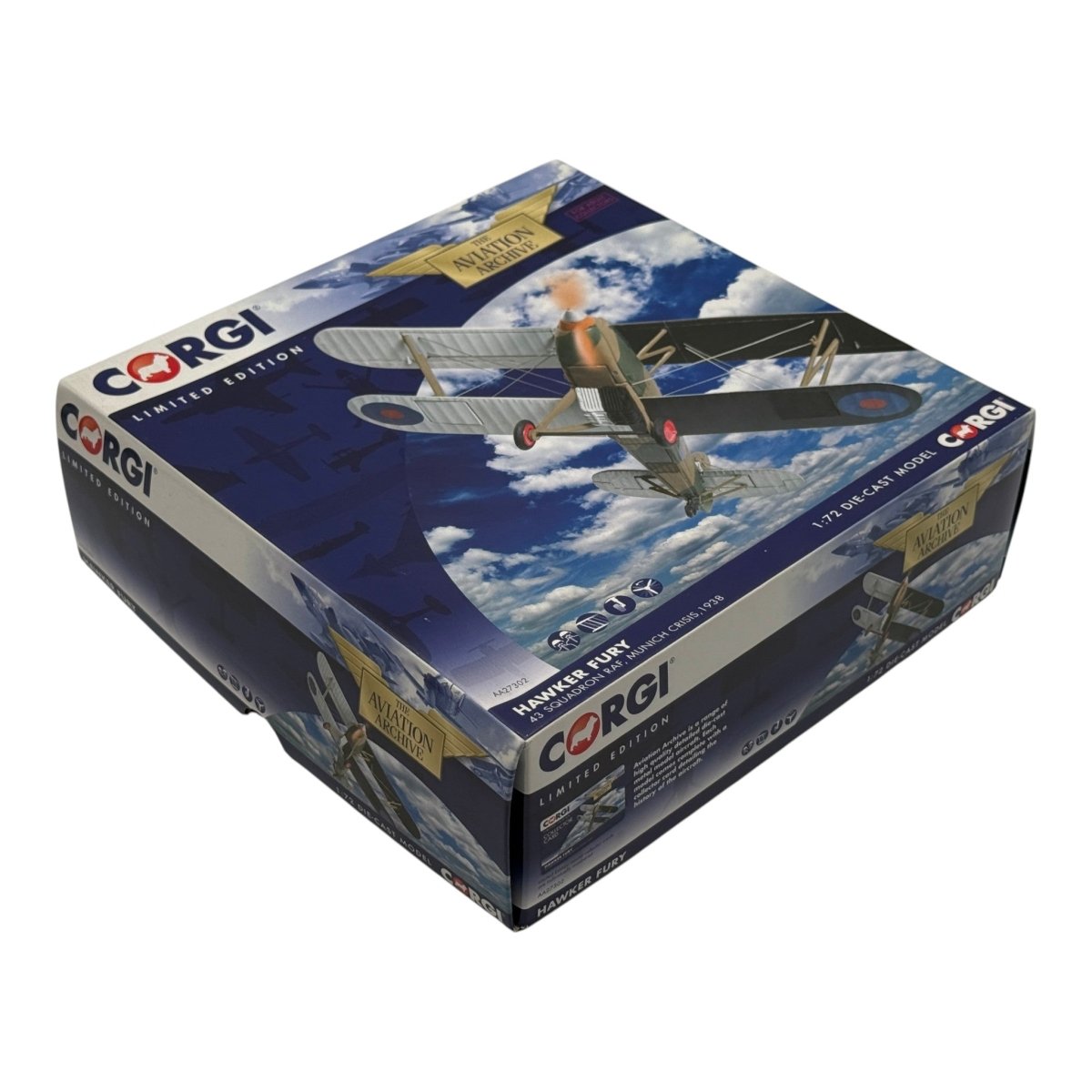 Corgi AA27302 1:72 Hawker Fury Mk I RAF No.43 Sqn Munich Crisis 1938 - Corgi