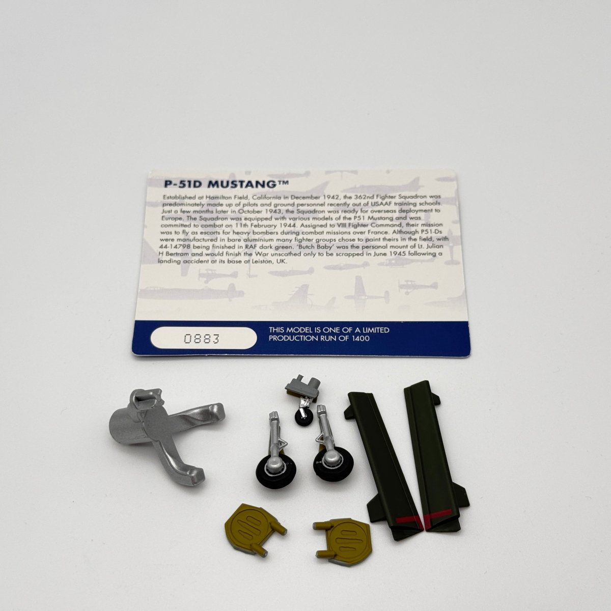Corgi AA27701 1:72 P - 51D Mustang USAAF 357th FG Butch Baby Leiston 1945 - Corgi