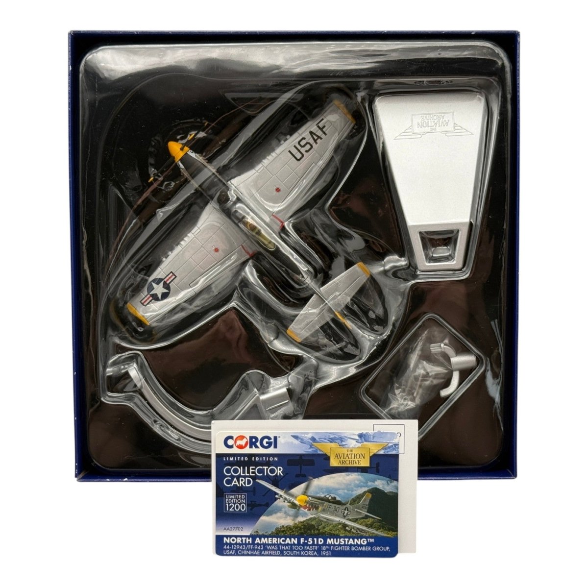 Corgi AA27702 1:72 F - 51D Mustang USAF 18th FBG 'Was that too fast?' 1951 - Corgi