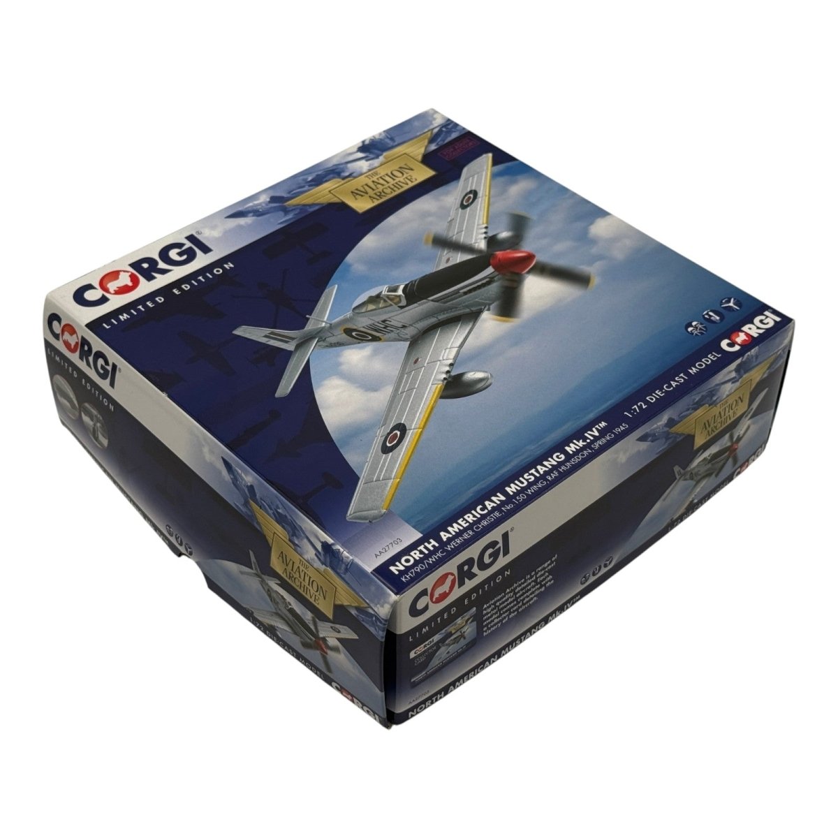 Corgi AA27703 1:72 Mustang Mk IV RAF No.150 Wing Werner Christie 1945 - Corgi
