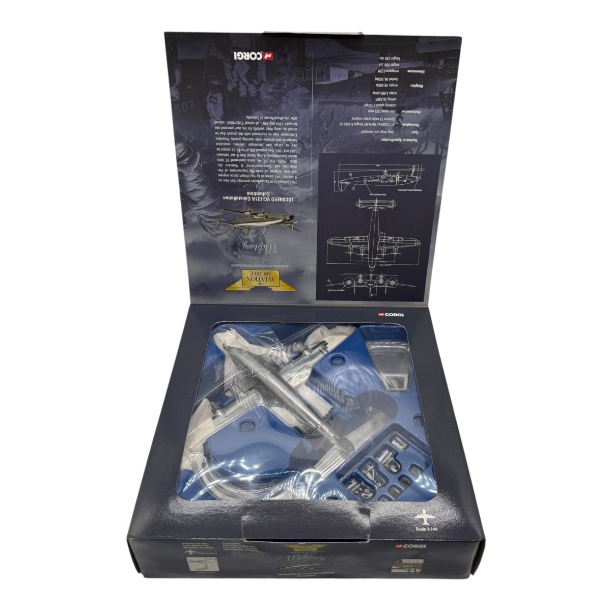 Corgi AA30402 1:144 Lockheed VC-121A Constellation 48-614 Columbine Dwight Eisenhower 1950 - Corgi