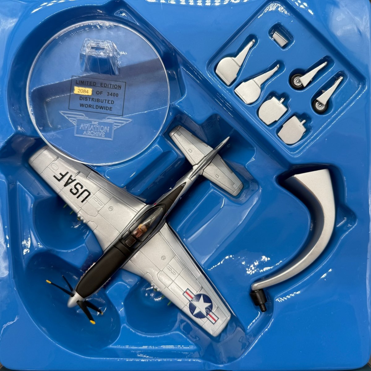 Corgi AA32209 1:72 North American F-51D Mustang USAF 18th FBG 12th FBS James Glessner Korea 1950 - Corgi