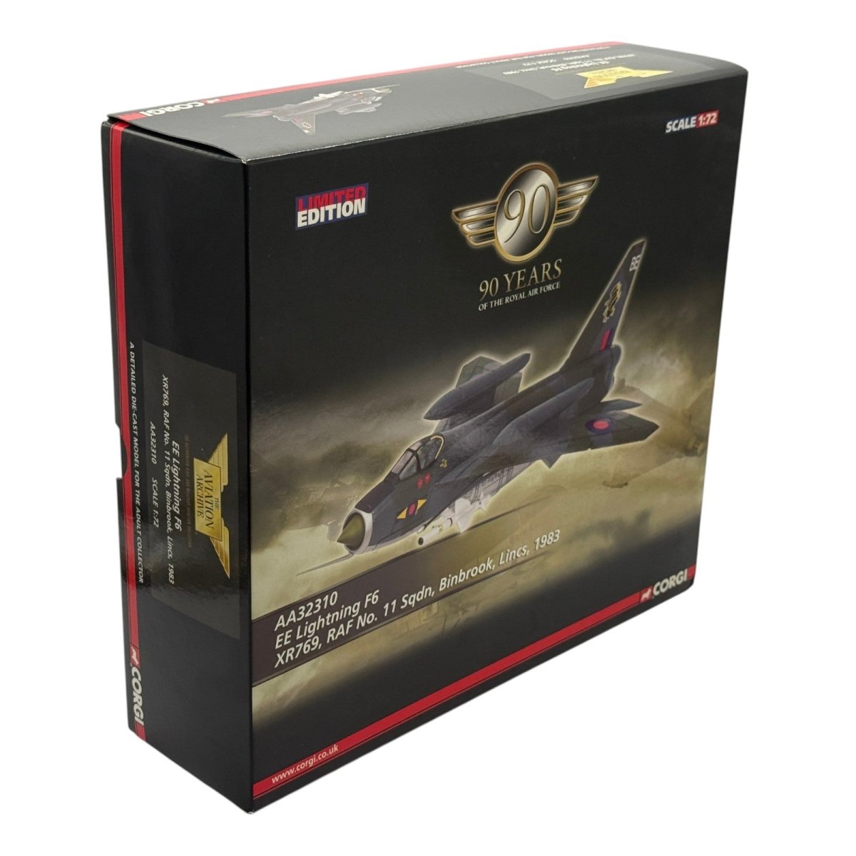 Corgi AA32310 1:72 English Electric Lightning F.Mk 6 RAF No.11 Sqn XR769 RAF Binbrook 1983 - Corgi