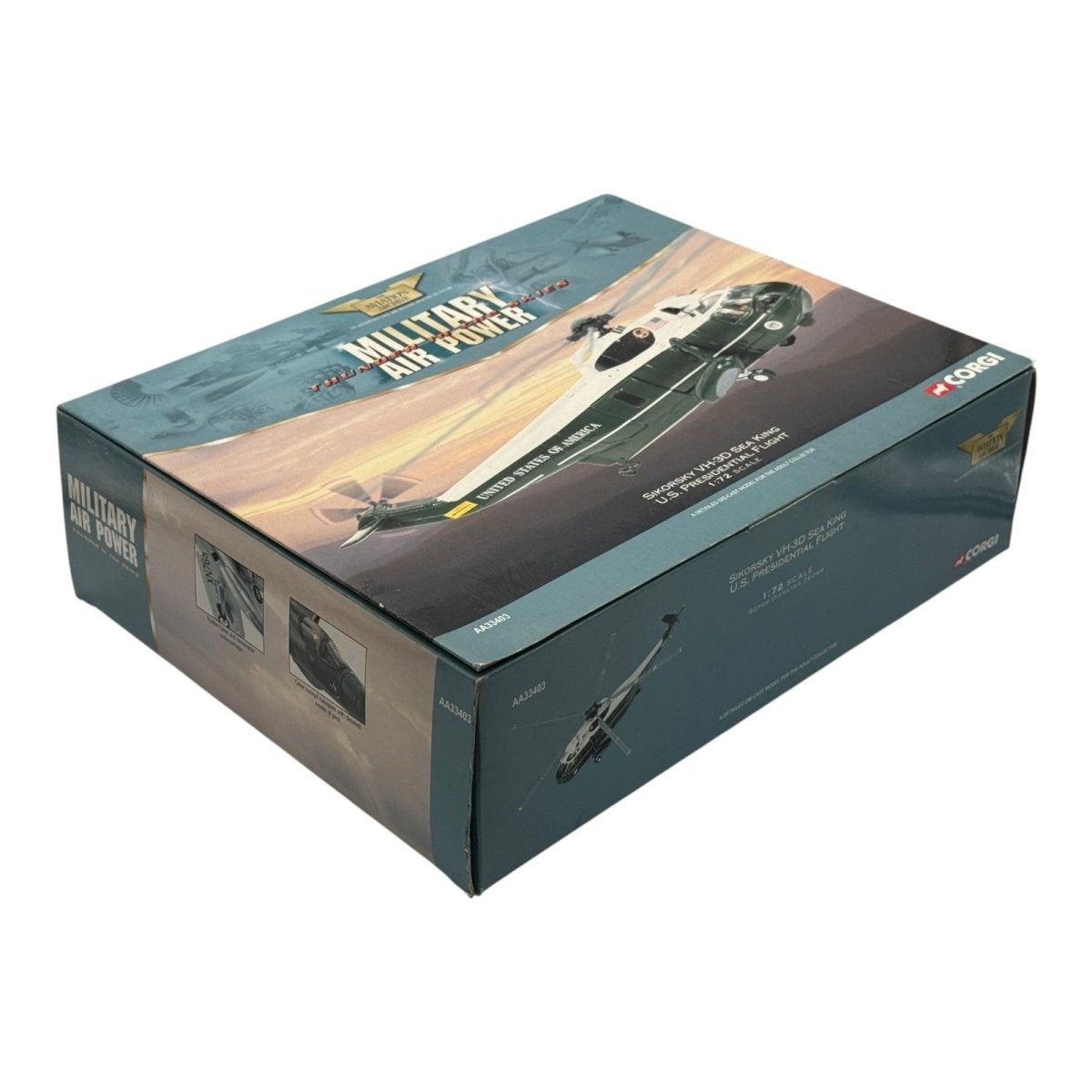 Corgi AA33403 1:72 Sikorsky VH-3D Sea King USMC HMX-1 Marine One *ISSUES* - Corgi