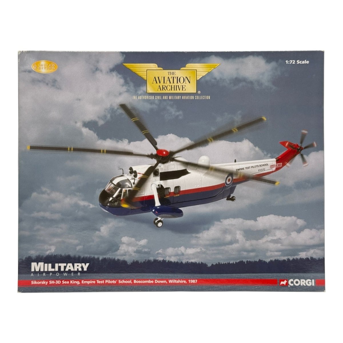 Corgi AA33412 1:72 Westland Sea King HAS.Mk 1 ETPS XV370 MOD Boscombe Down 1987 - Corgi