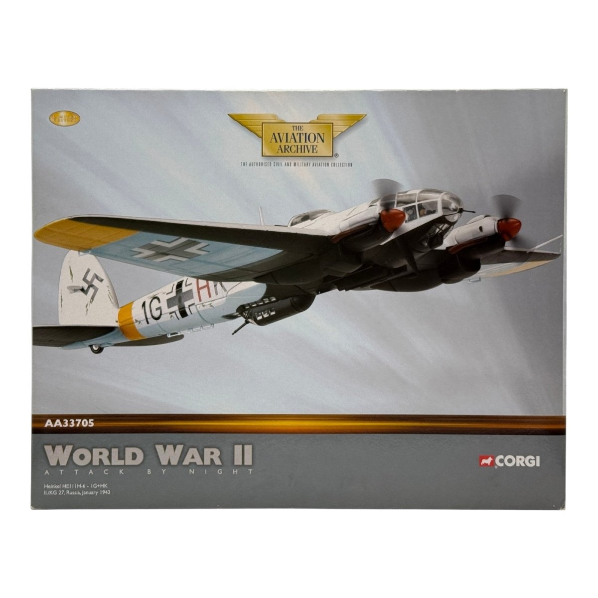 Corgi AA33705 1:72 Heinkel He 111H-6 1G+HK II./KG 27 USSR January 1943 - Corgi