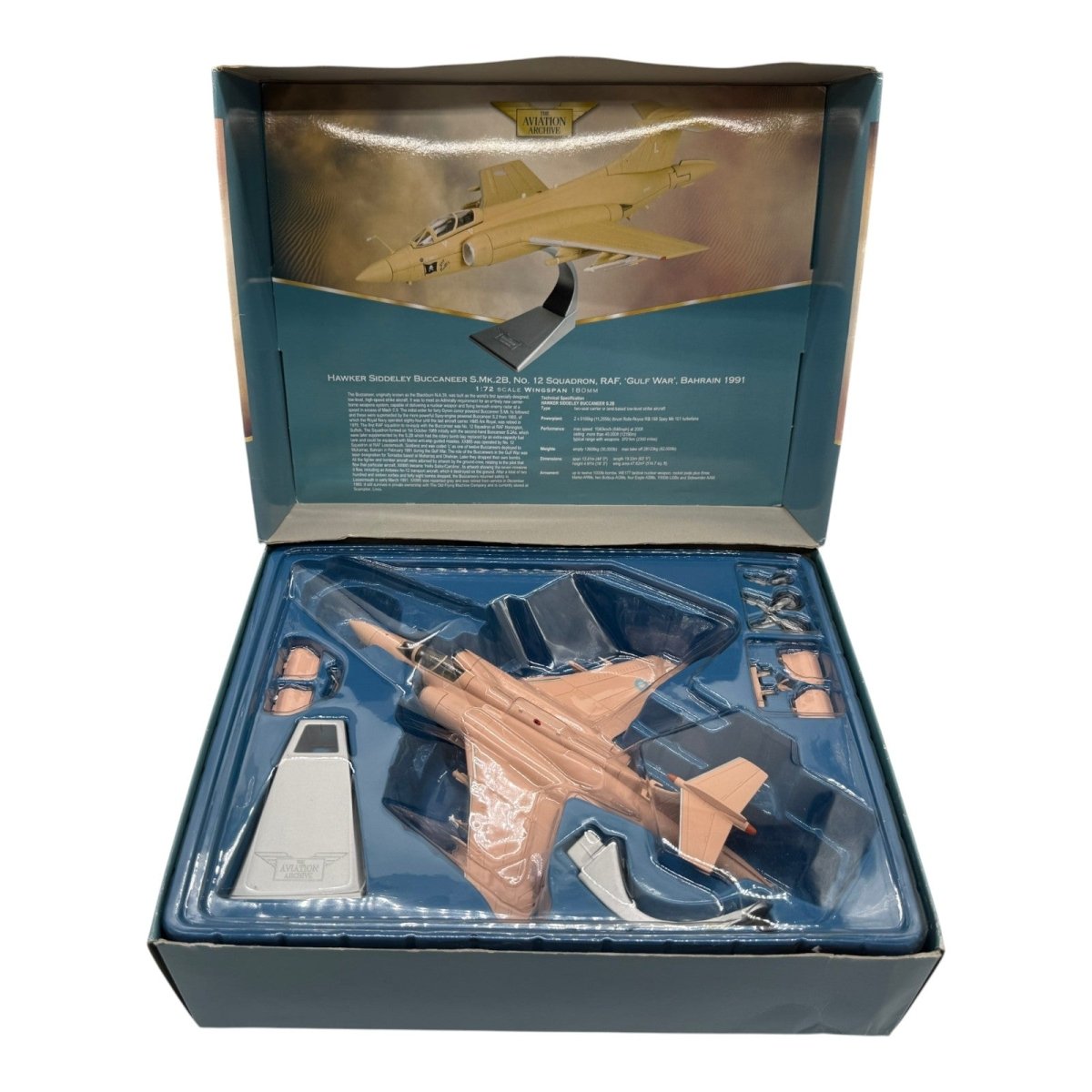 Corgi AA34104 1:72 Blackburn Buccaneer S.Mk 2B RAF No.12 Sqn XX885 RAF Muharraq Gulf War 1991 - Corgi