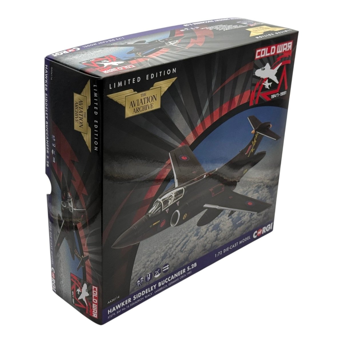 Corgi AA34114 1:72 Hawker Siddeley Buccaneer S.2B XT279 16 Sqn Laarbruch 1983 - Corgi