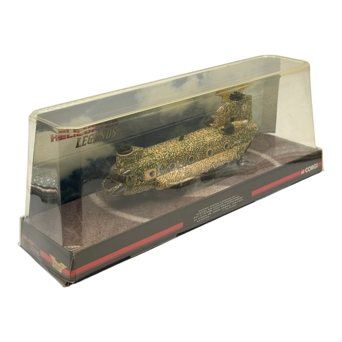 Corgi AA34209 1:72 Boeing Chinook HC.Mk 1 RAF No.7 & 18 Sqns Bravo Two Zero Saudi Arabia 1991 - Corgi