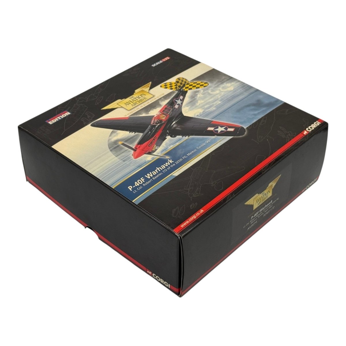 Corgi AA35214 1:72 Curtiss P - 40F Warhawk USAAF 325th FG Stud Robert Baseler - Corgi