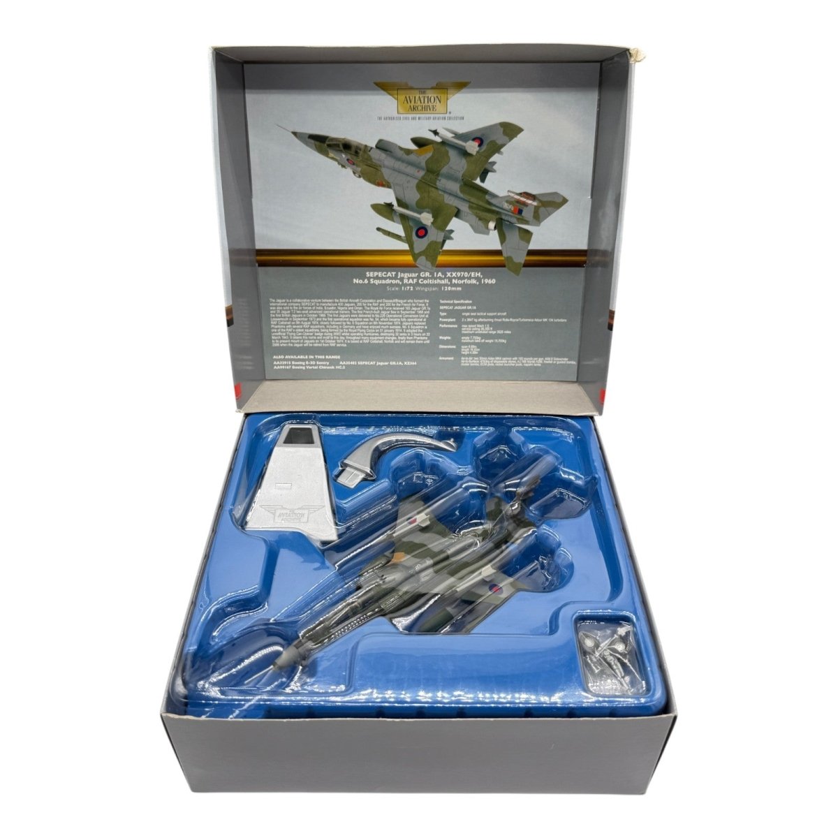 Corgi AA35401 1:72 SEPECAT Jaguar GR.Mk 1 RAF No.6 Sqn XX970 RAF Coltishall England 1990 - Corgi
